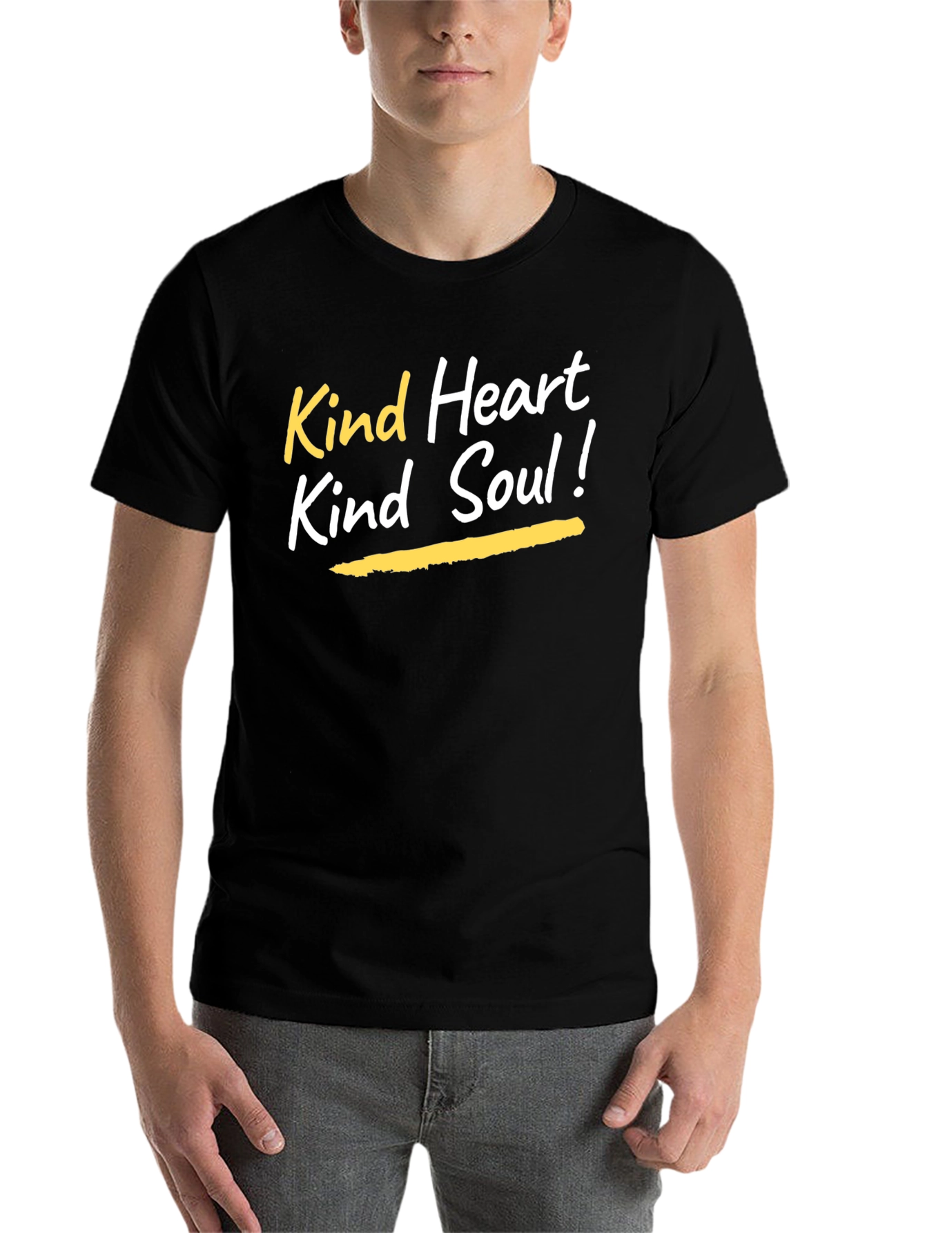 Black Kind Heart Kind Soul Graphic Tee view 7