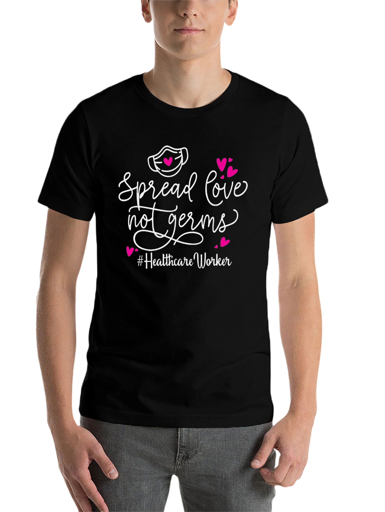 Spread Love, Not Germs T-Shirt - 7