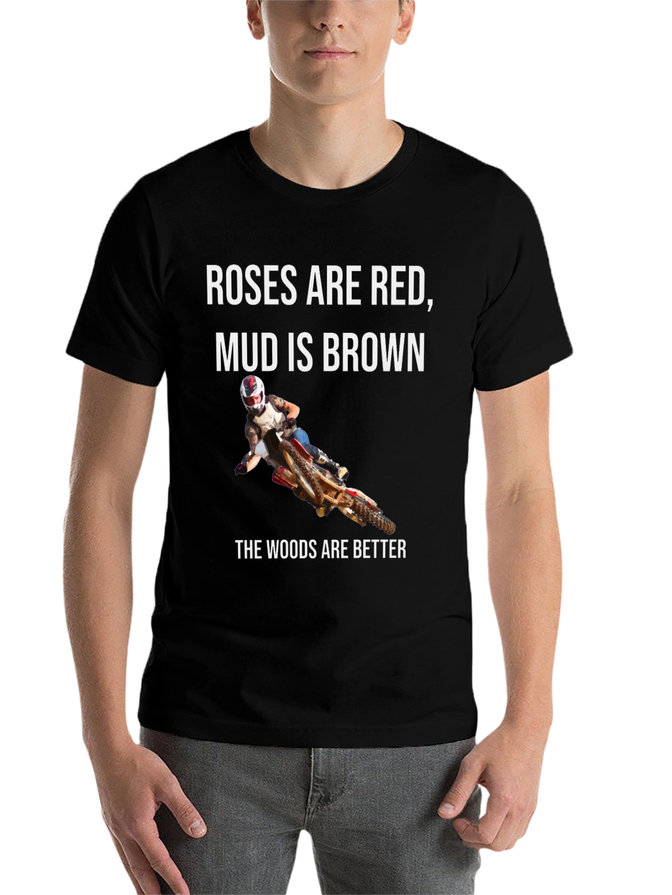 Black Roses Are Red Mud is Brown T-Shirt view 7