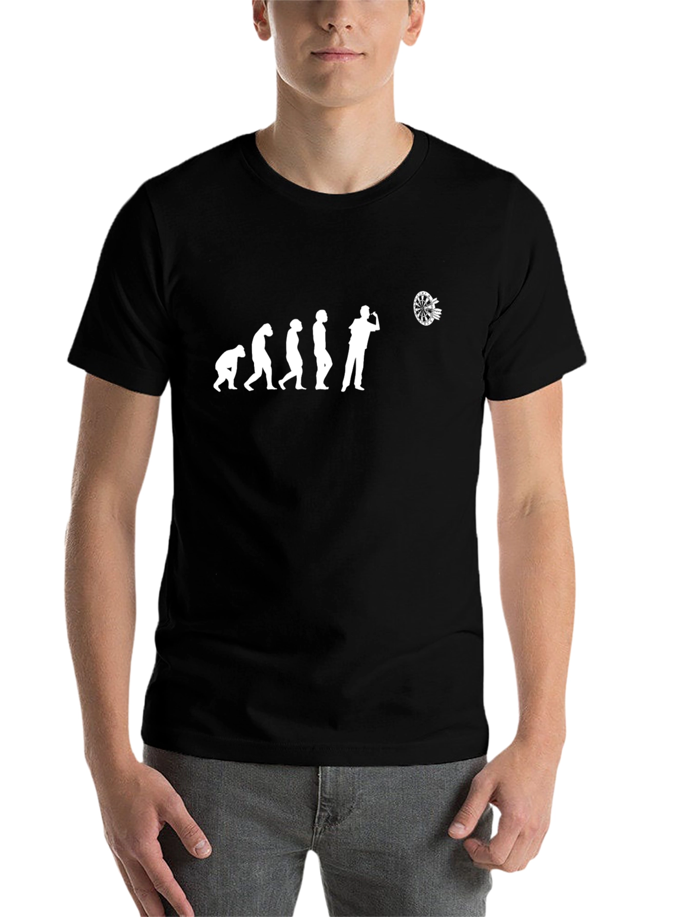 Black Darts Evolution Graphic T-Shirt - Black view 7
