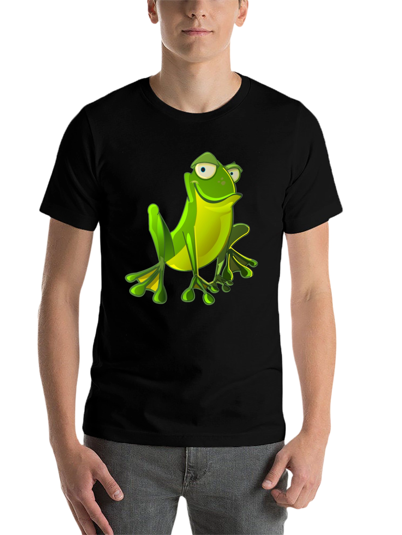 Black Frog Graphic Tee - Ribbiting Style! view 7
