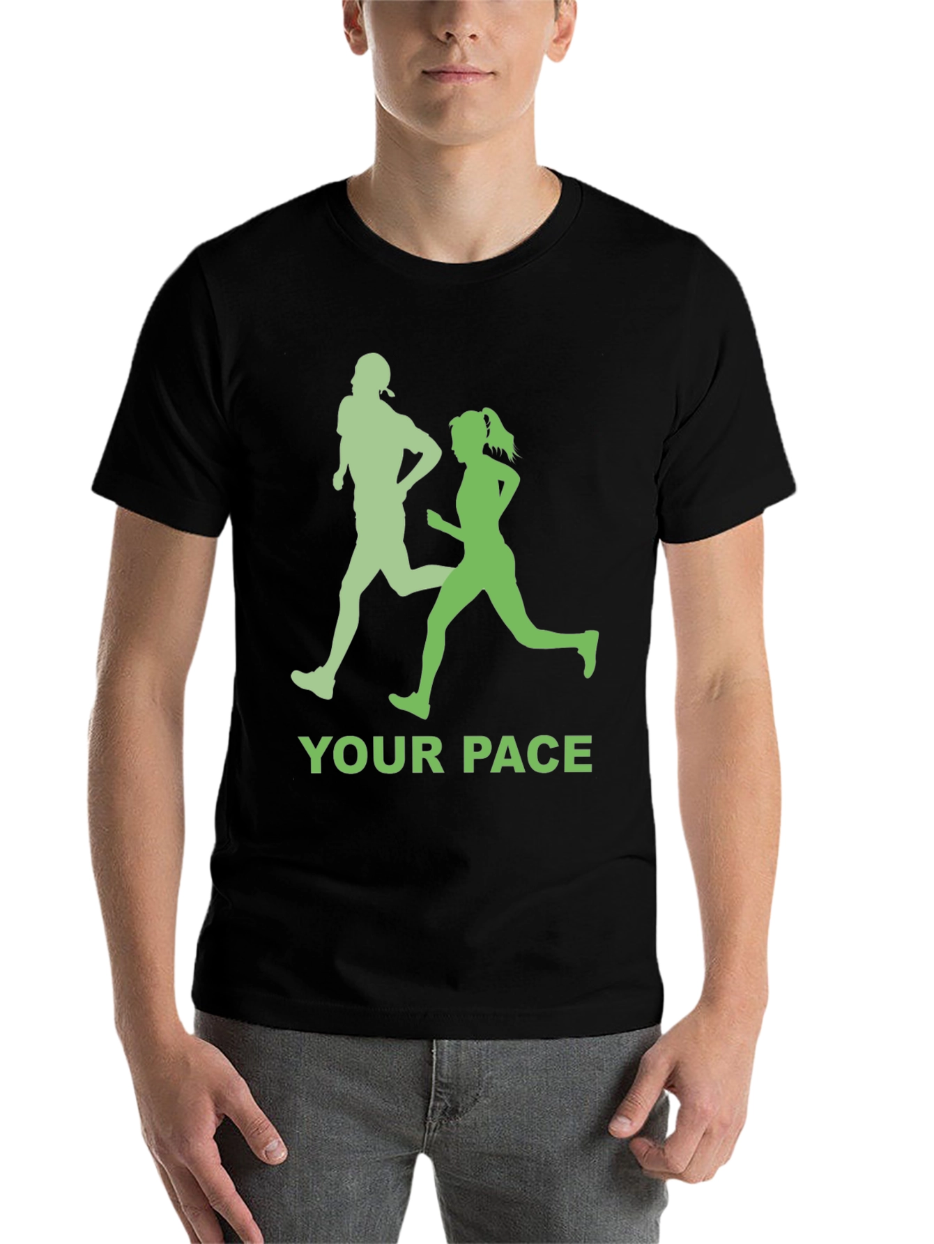 Your Pace Running T-Shirt - Unisex Athletic Design - 7