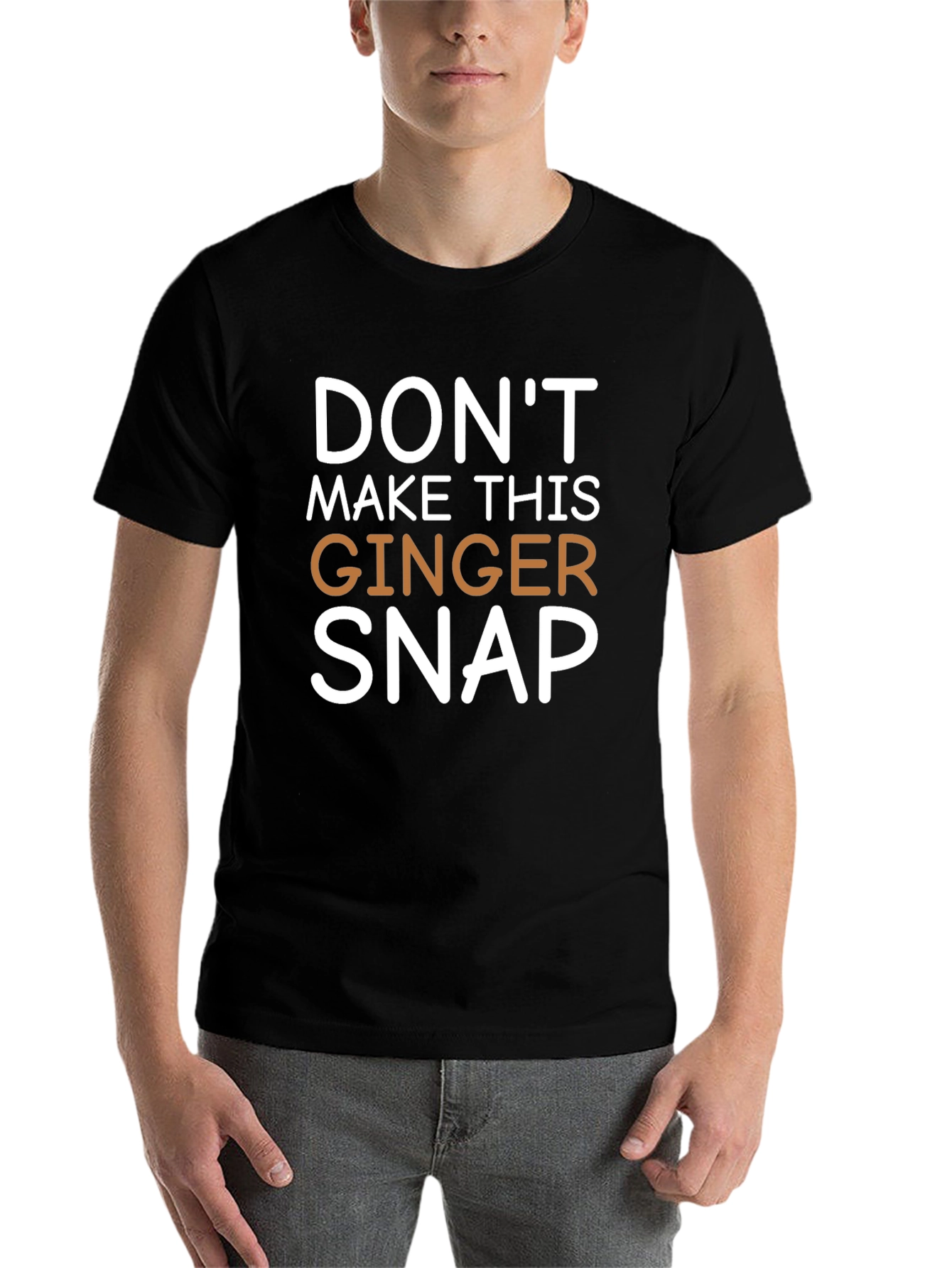 Black Don't Make This Ginger Snap Novelty Tee view 7