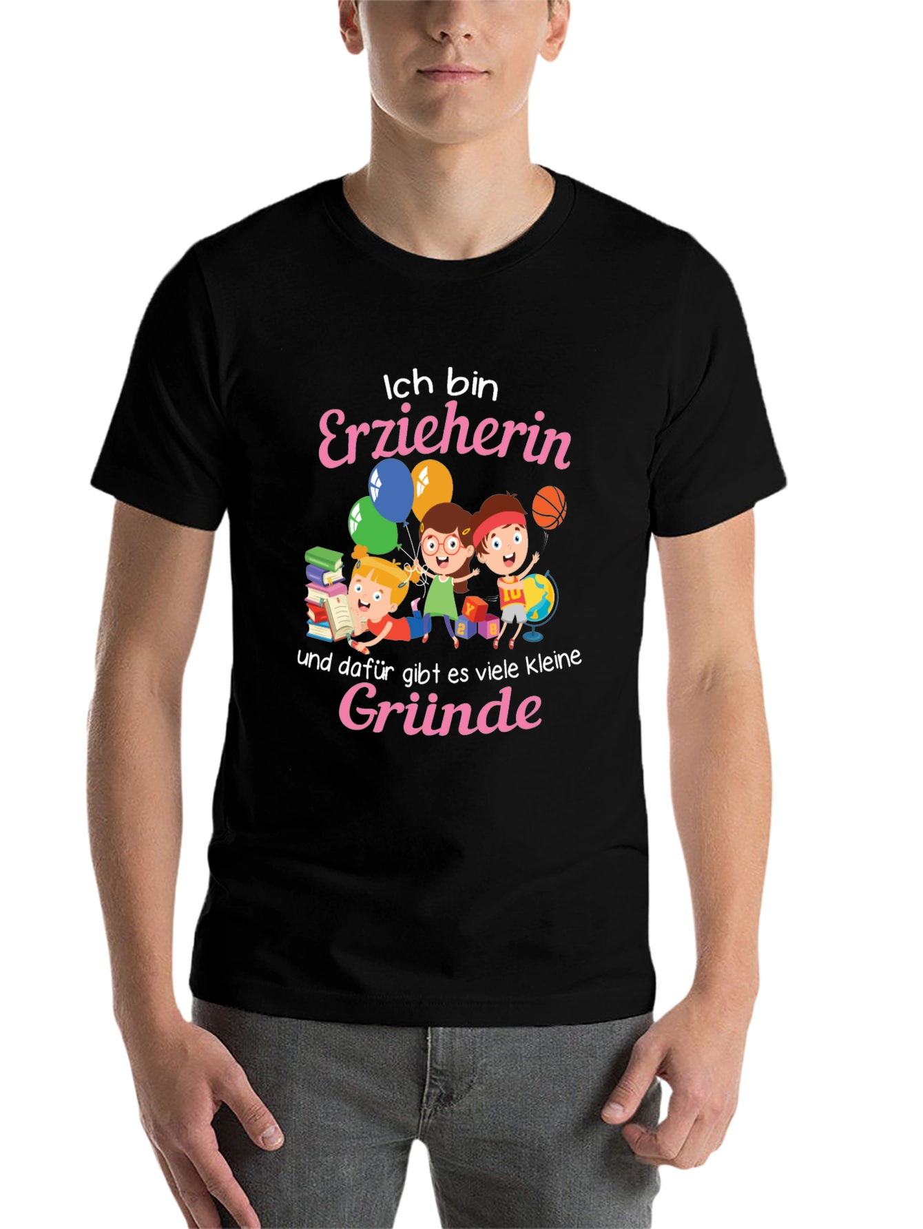 Black Teacher Appreciation T-Shirt - Ich Bin Erzieherin view 7