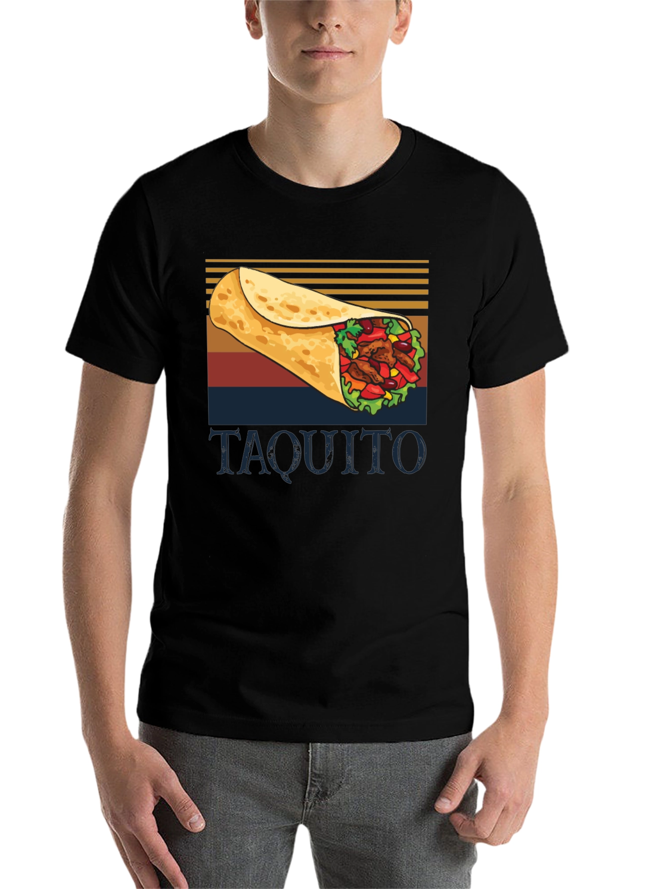 Taquito Graphic Tee - Novelty Food Shirt - 7