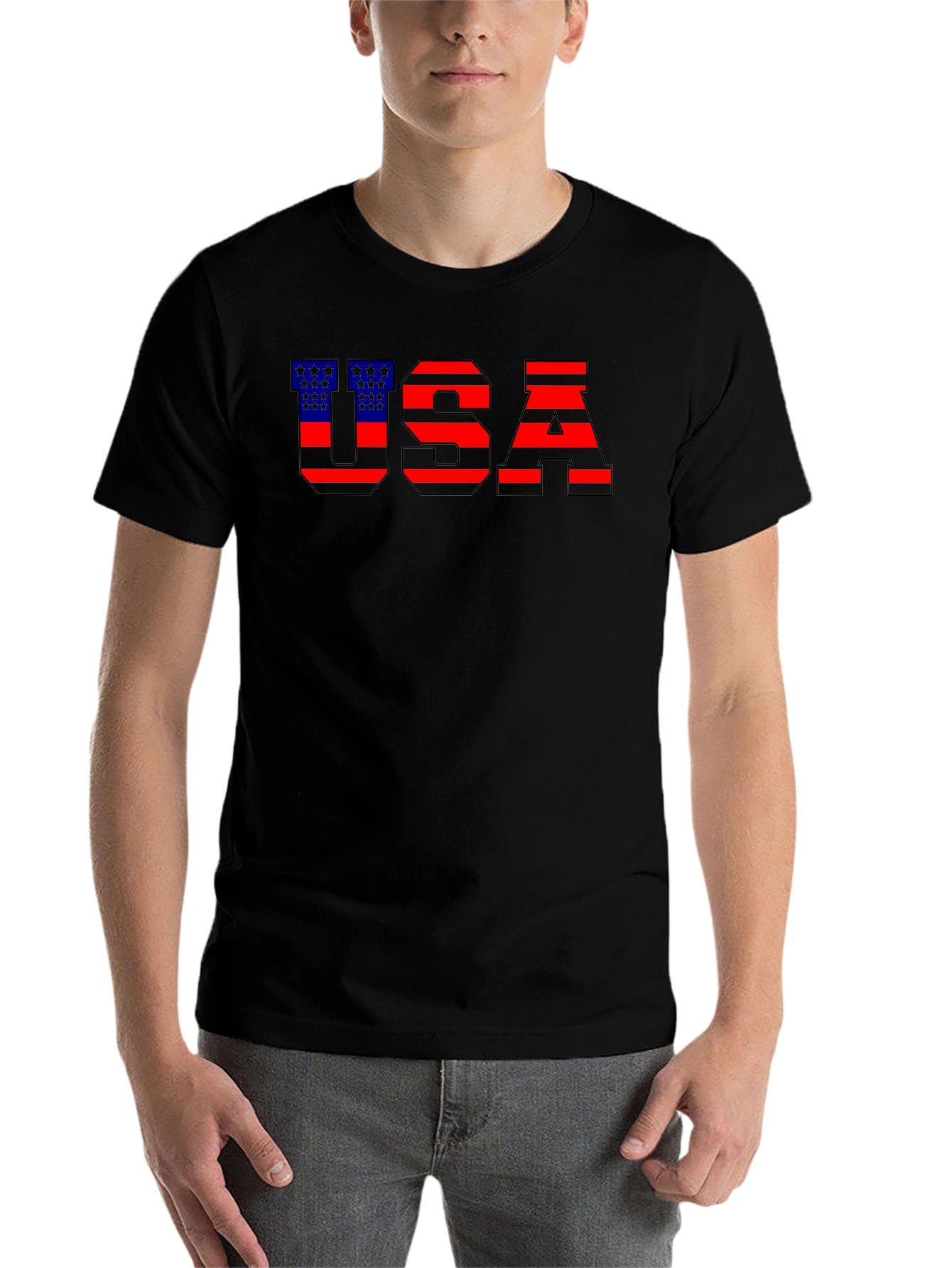 USA Patriotic T-Shirt - Red, White, and Blue - 7