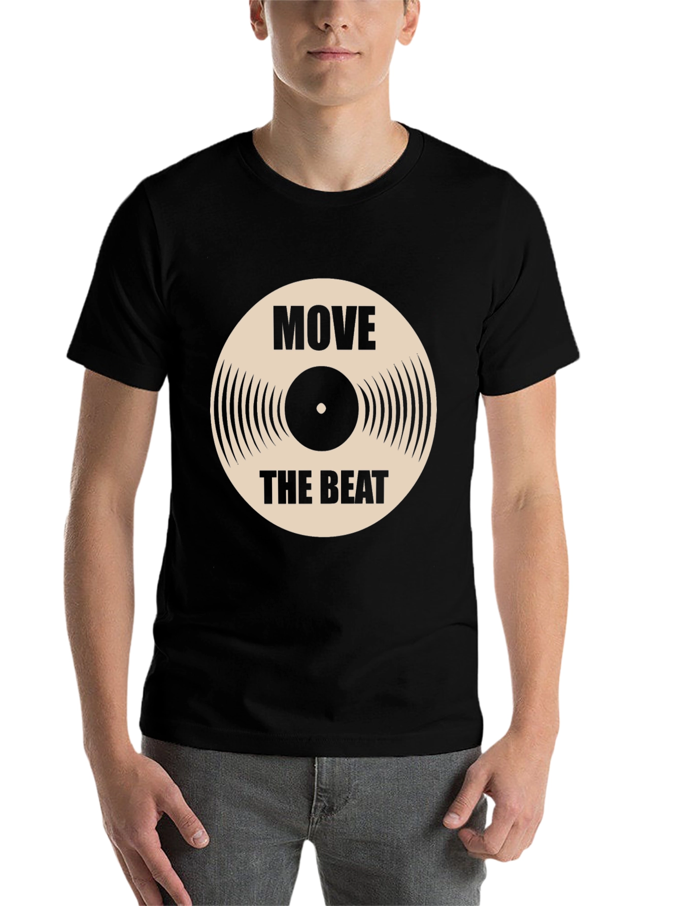 Black Move the Beat Graphic Tee view 7