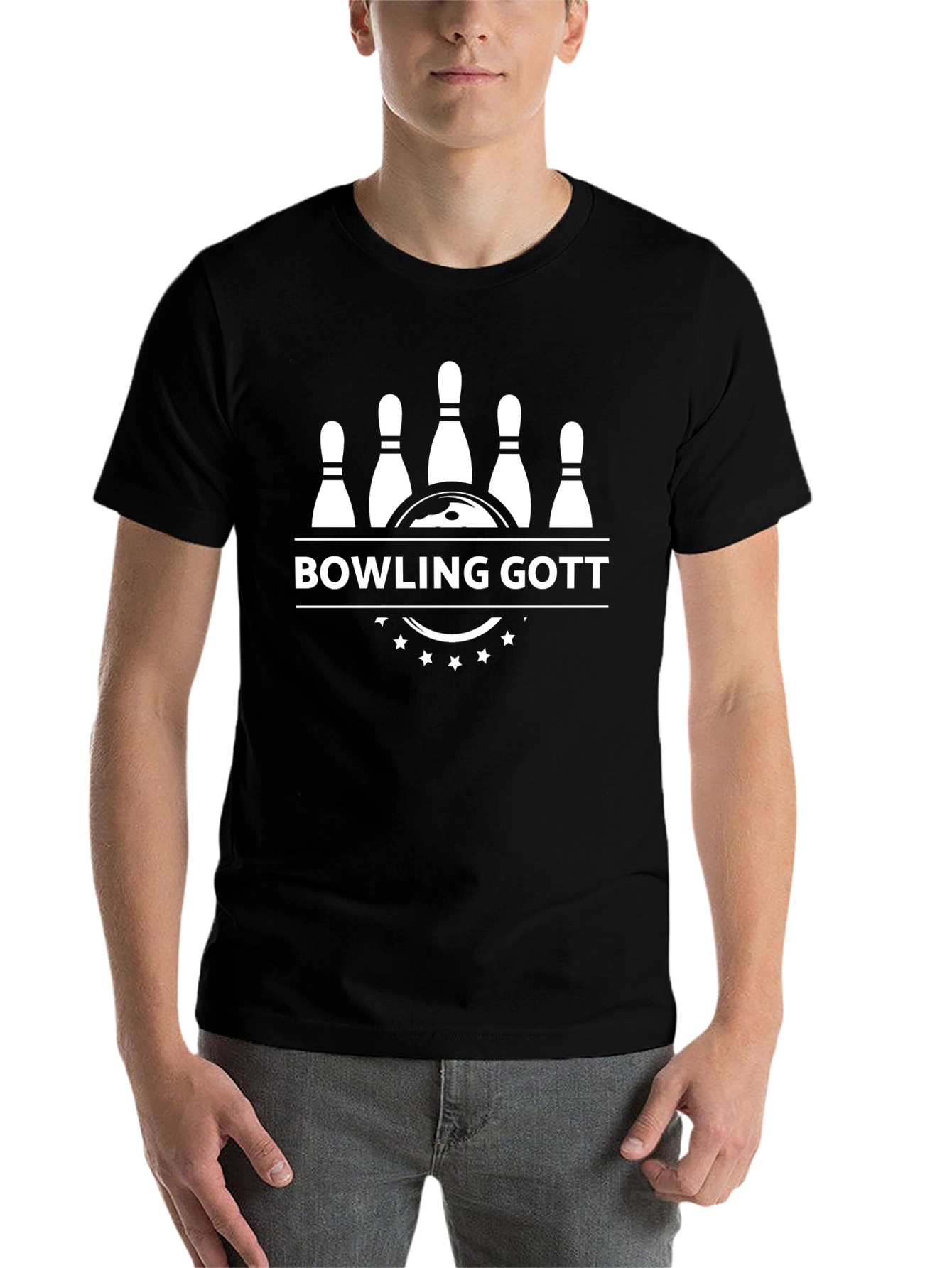 Black Bowling Gott T-Shirt - Strike King Tee view 7