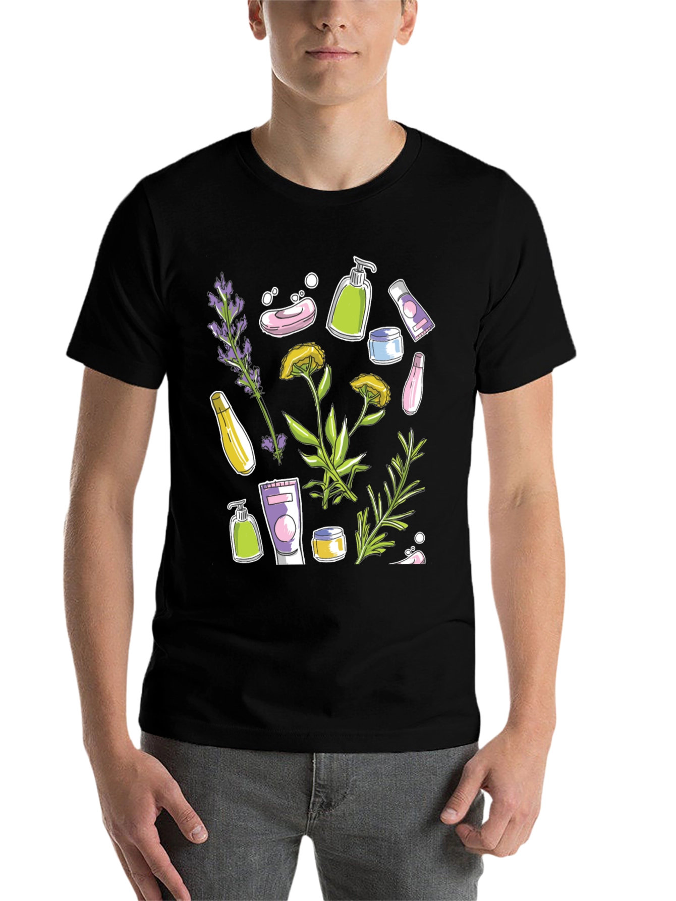 Botanical Beauty T-Shirt | Natural Skincare Design - 7
