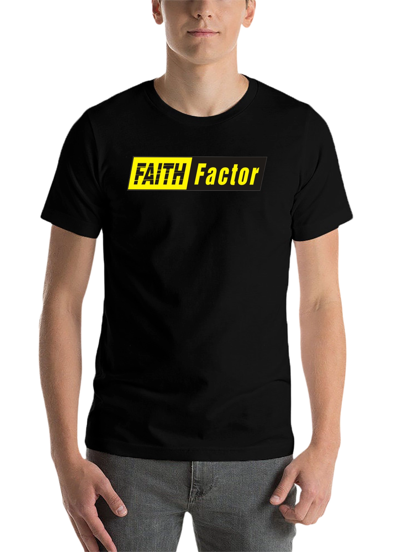 Black Faith Factor Graphic T-Shirt - Black view 7
