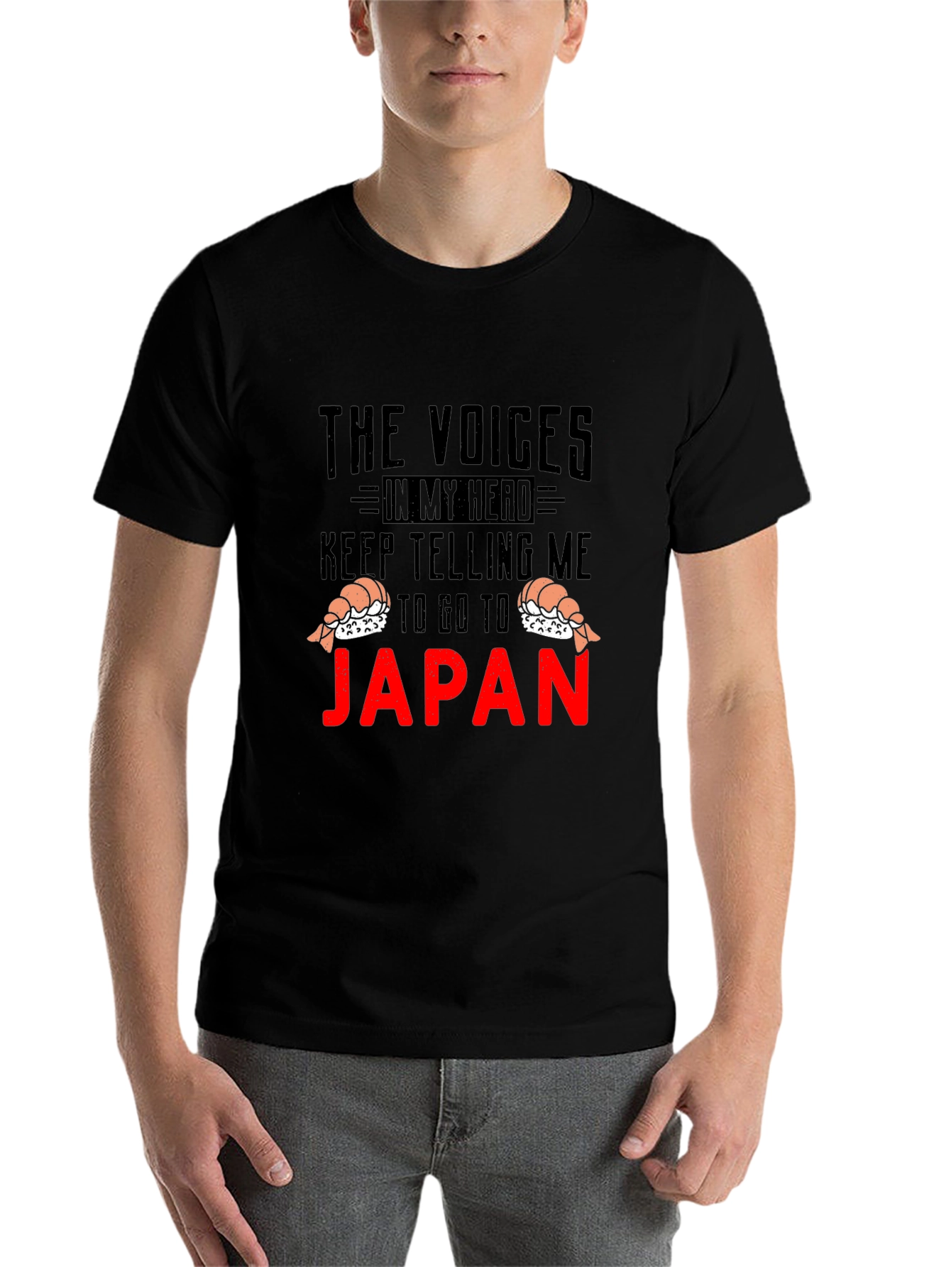 Black Voices in My Head Japan T-Shirt view 7