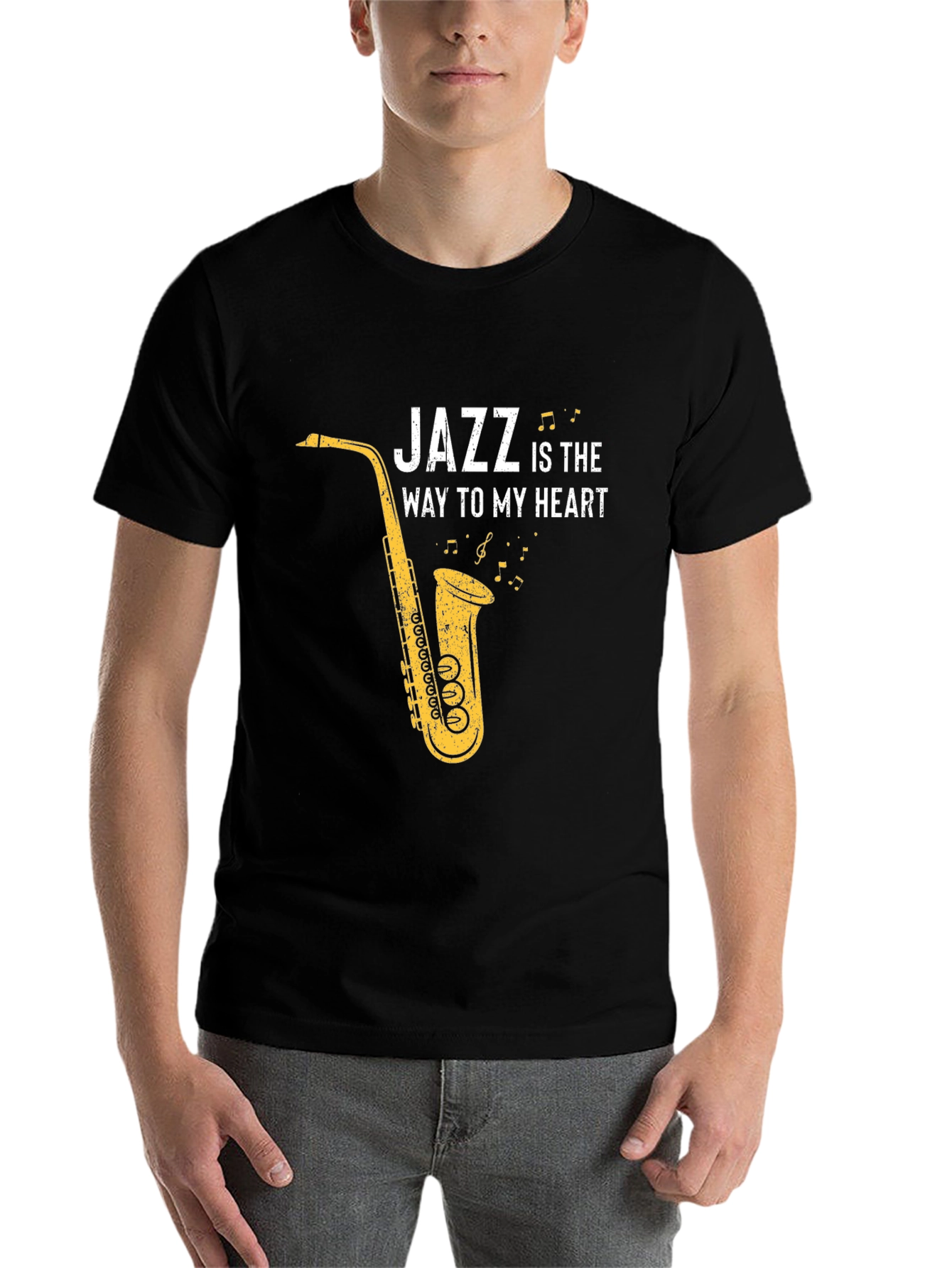 Black Jazz is the Way to My Heart Graphic Tee view 7