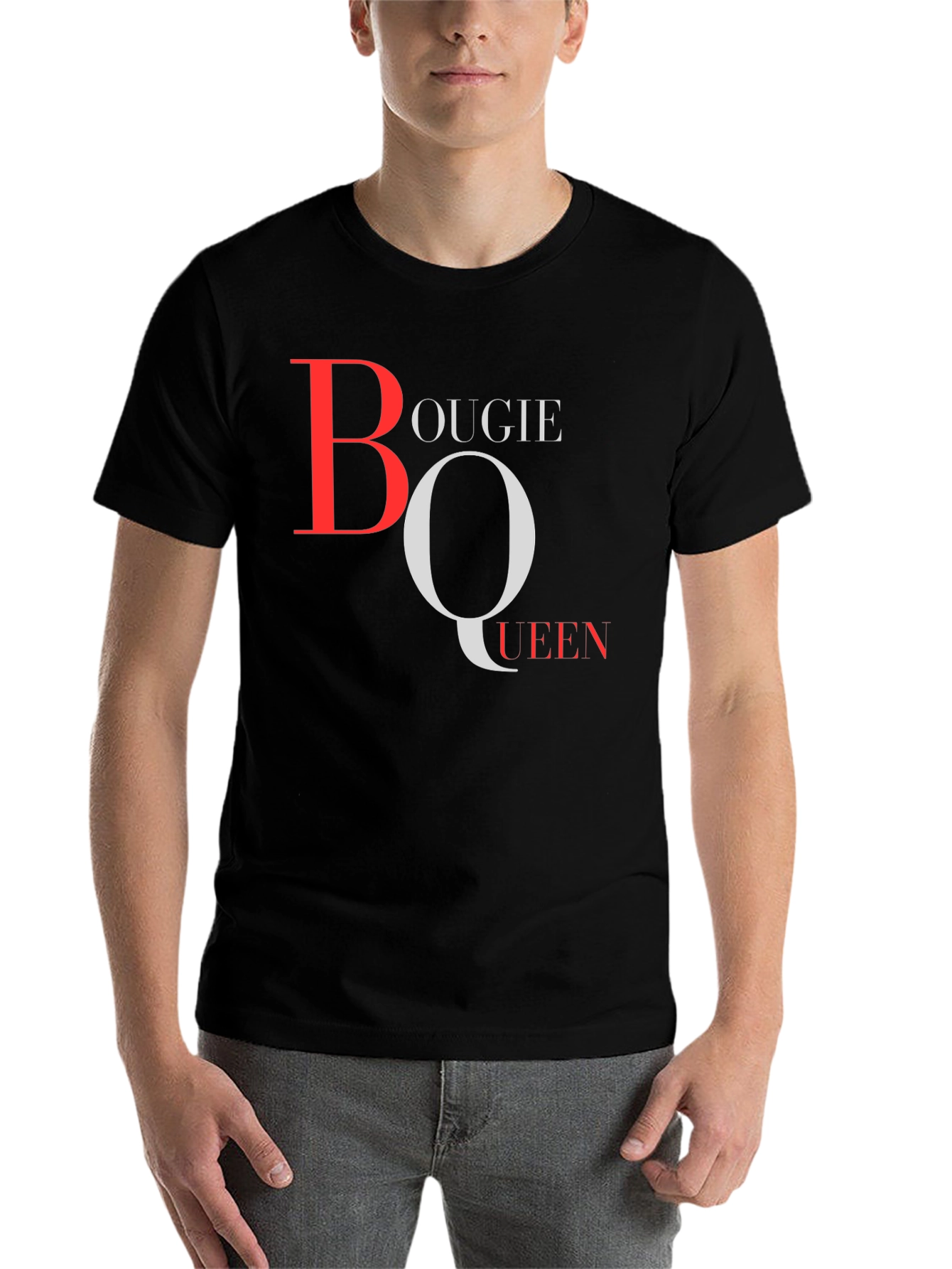 Black Bougie Queen Graphic T-Shirt - Stylish Crew Neck Tee view 7