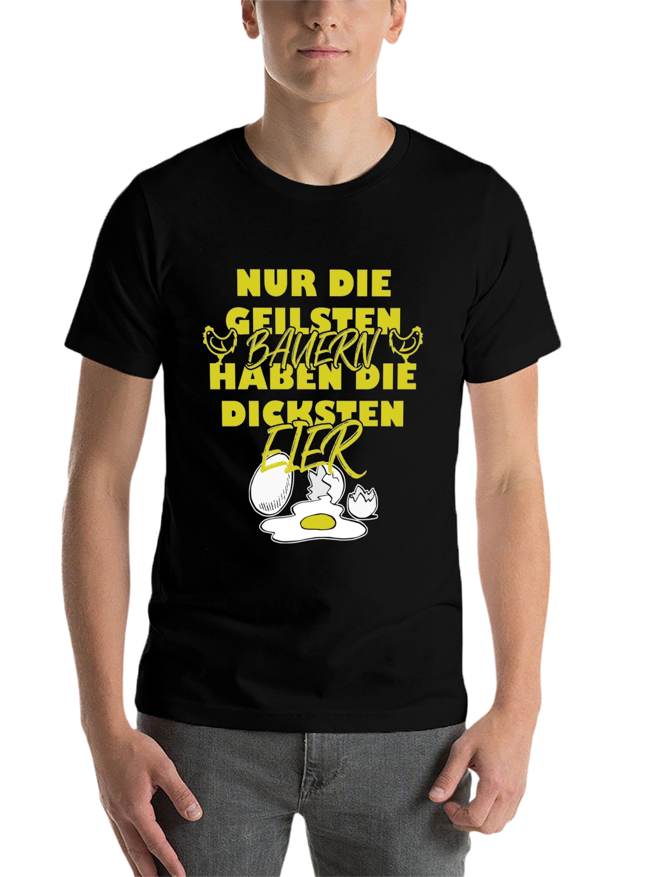 Black Funny Farmer T-Shirt - Nur Die Geilsten Bauern view 7