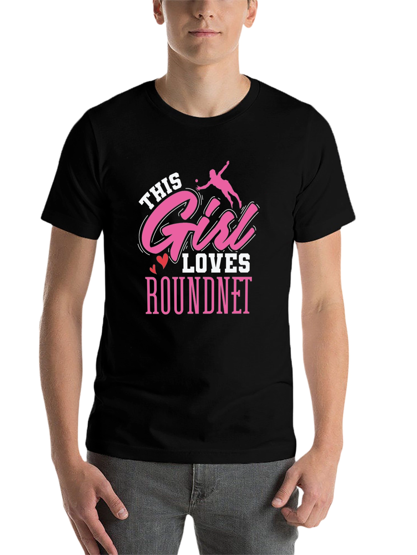 Roundnet Lover Tee - This Girl Loves Roundnet Graphic T-Shirt - 7