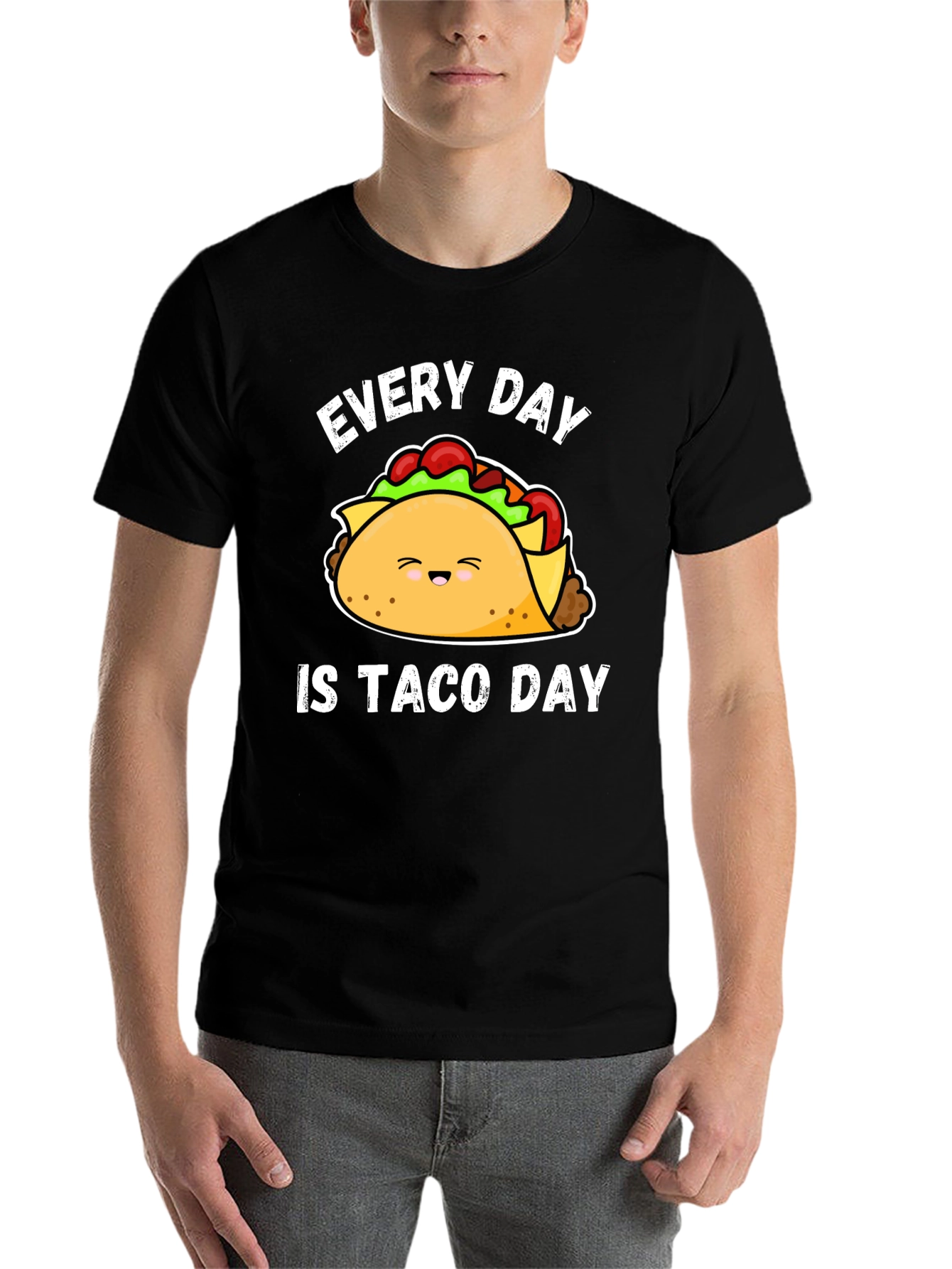 Black Every Day is Taco Day Graphic Tee view 7