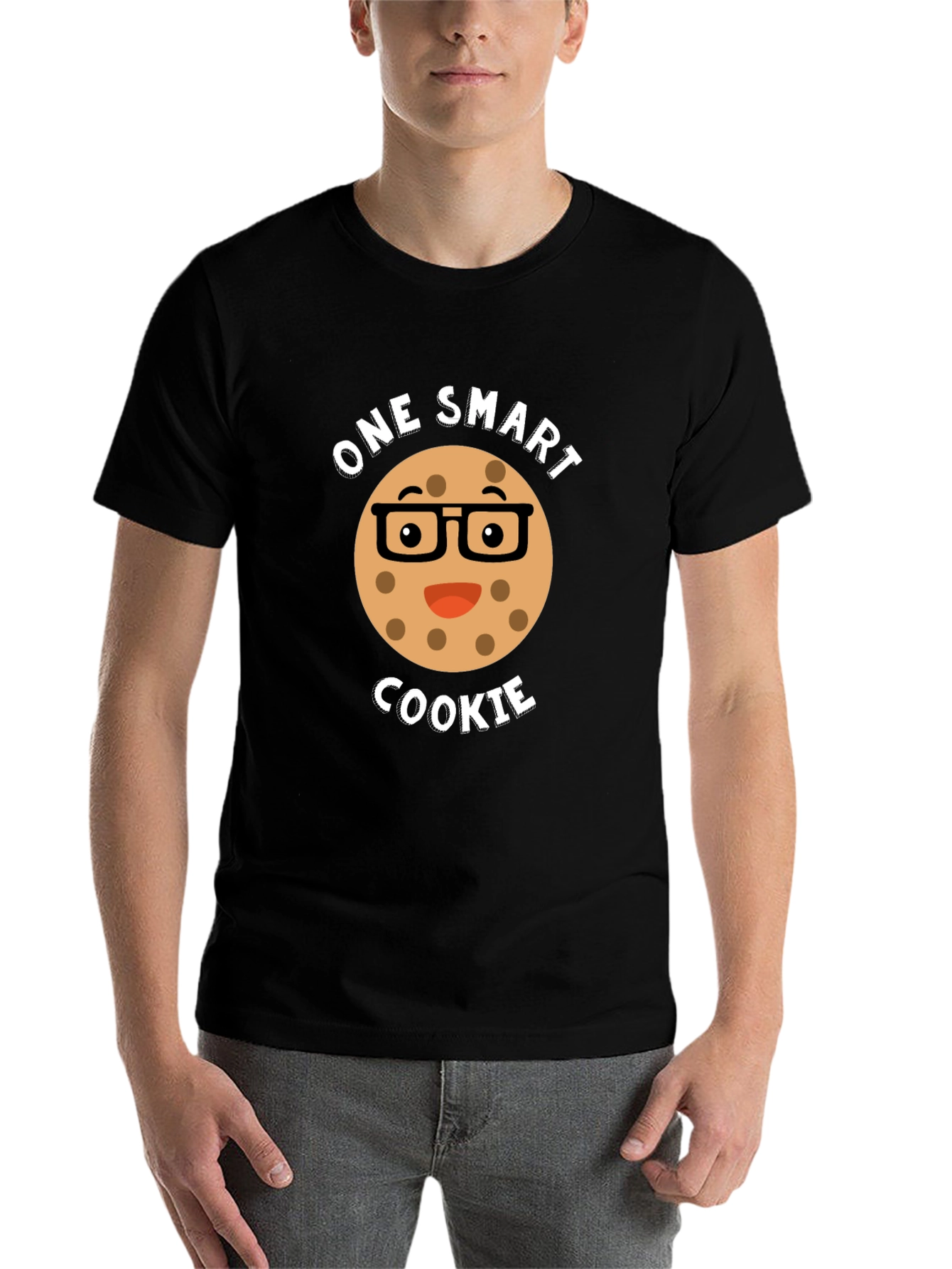 Black One Smart Cookie T-Shirt view 7