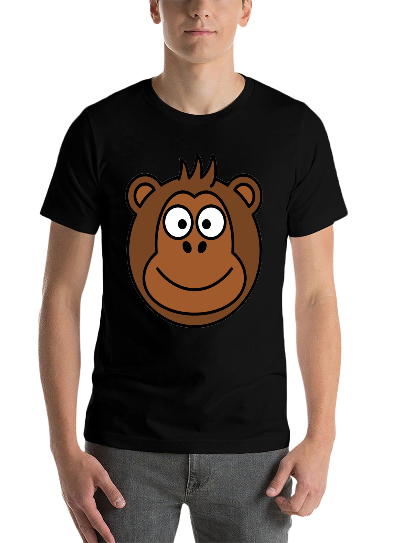 Black Monkey Graphic Tee - Black T-Shirt view 7