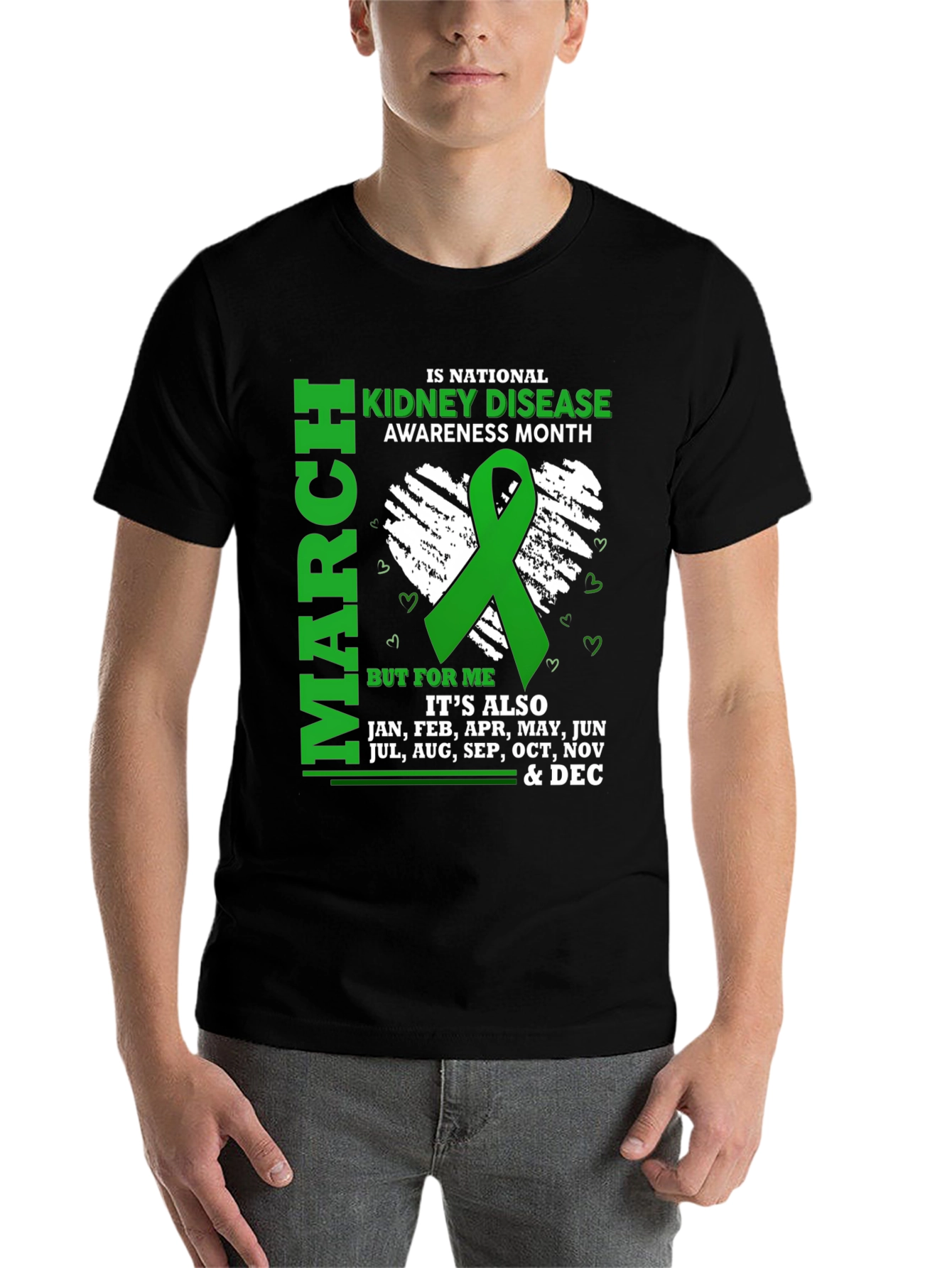 Black Kidney Disease Awareness Month T-Shirt view 7
