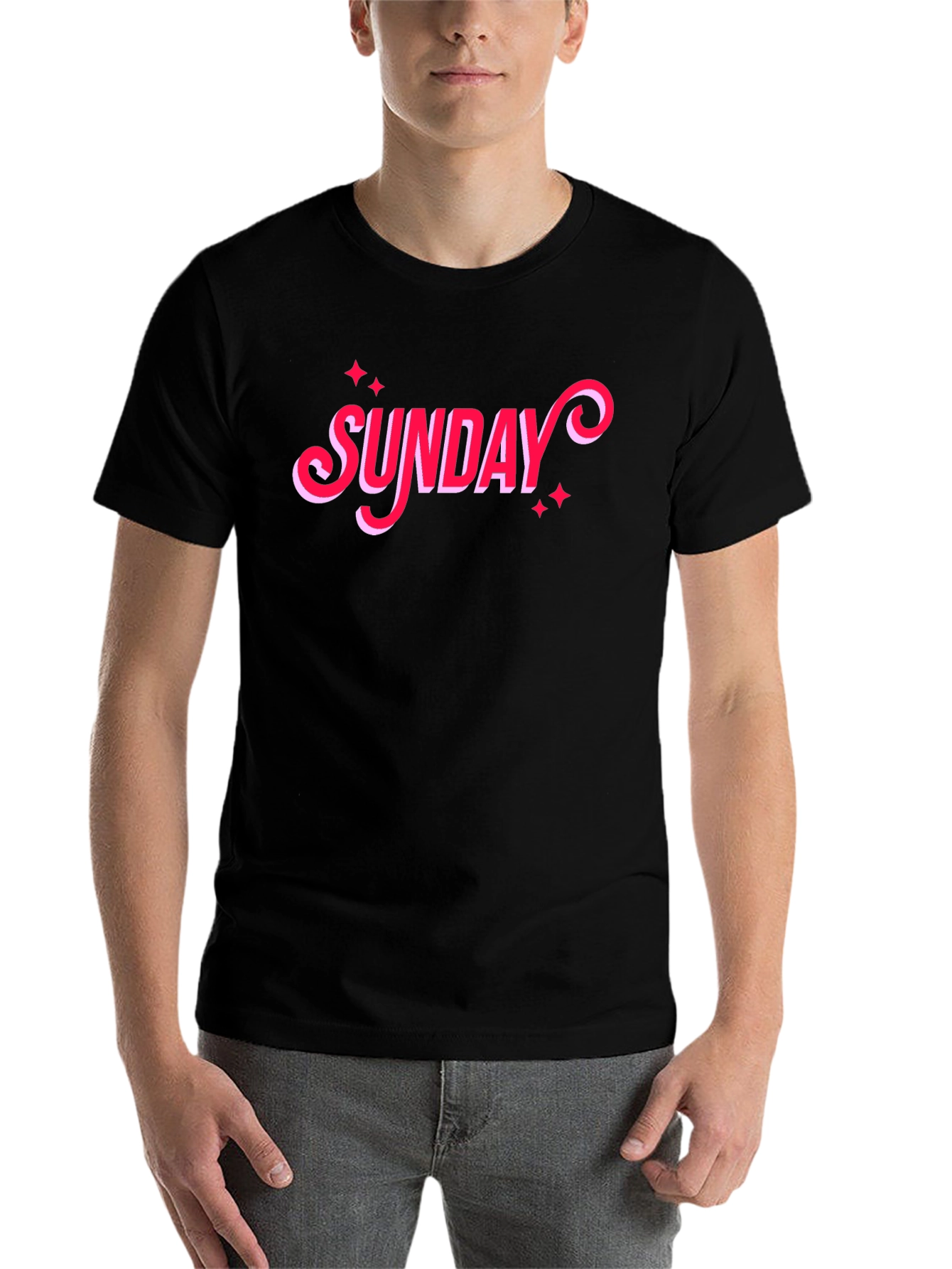 Black Sunday Graphic T-Shirt - Casual Style view 7
