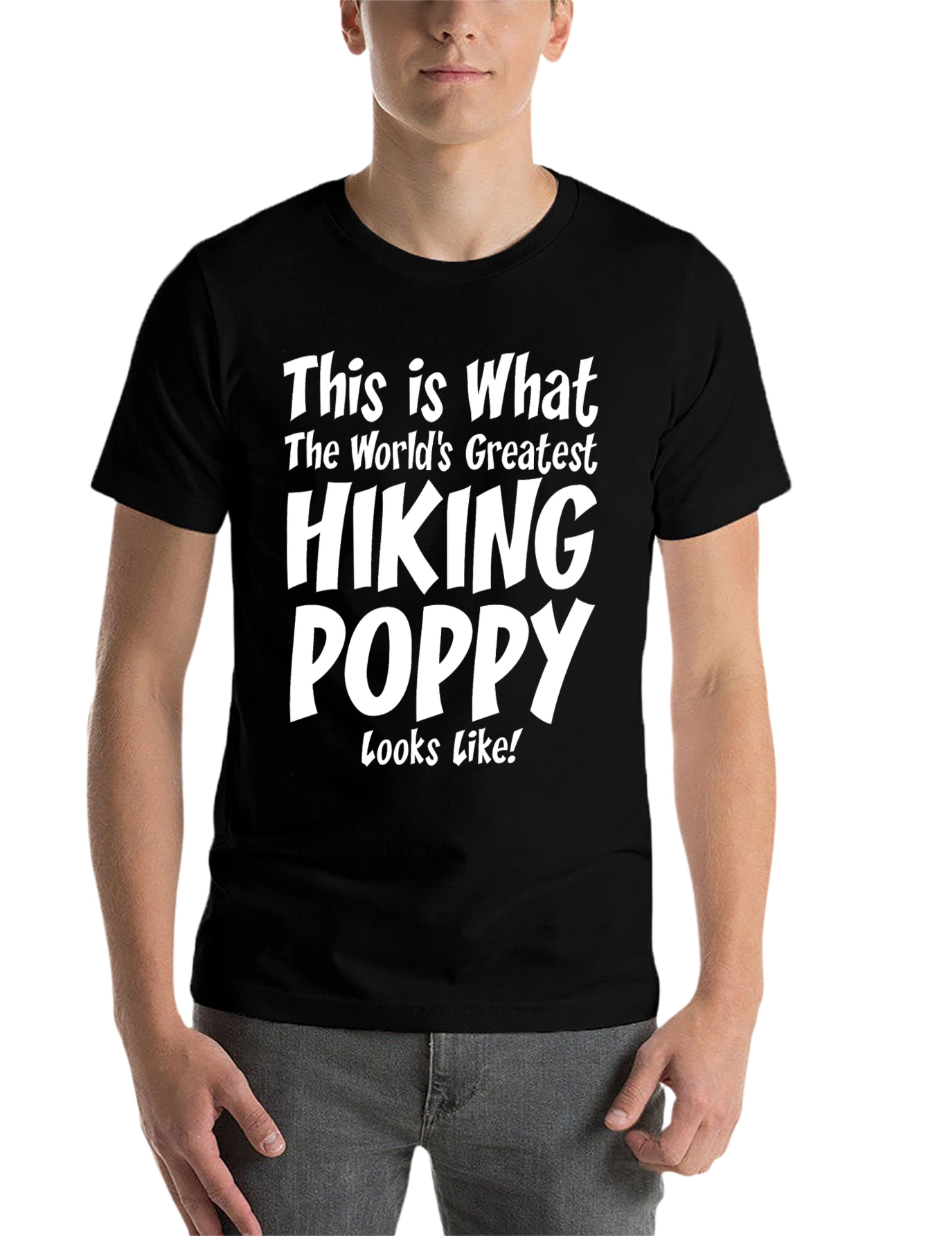 Black Hiking Poppy T-Shirt - World's Greatest! view 7