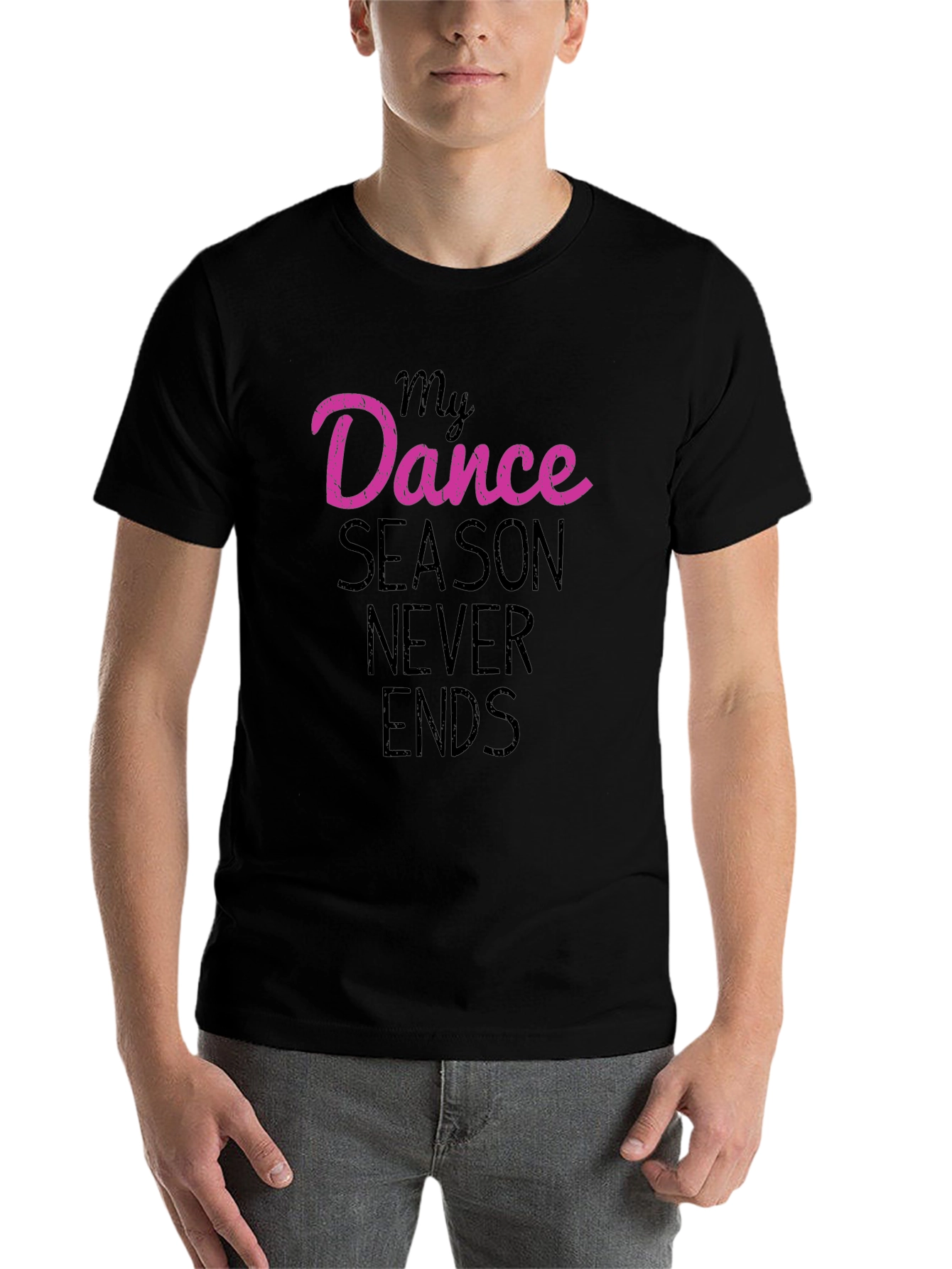 Black My Dance Season Never Ends Black T-Shirt view 7