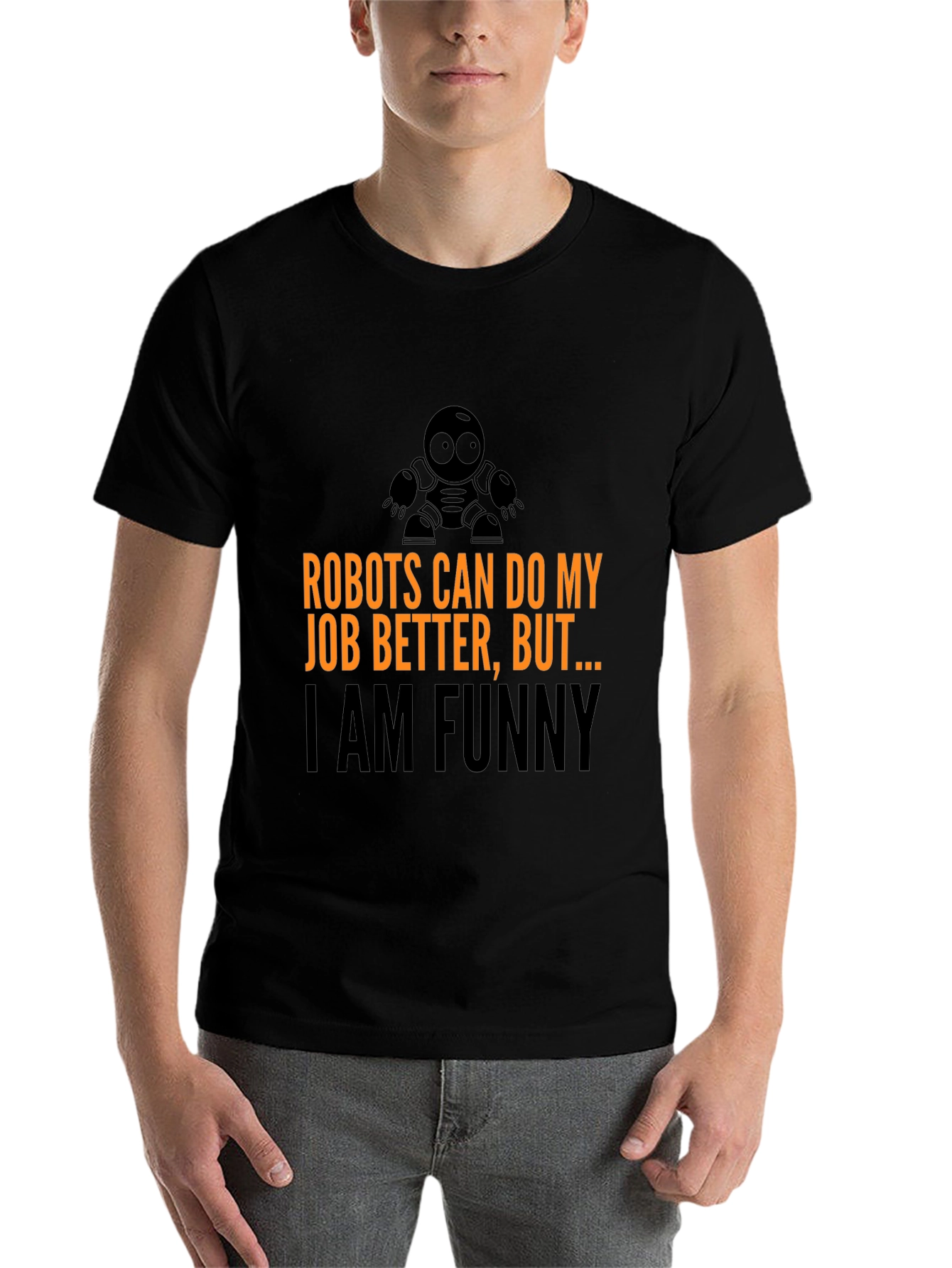 Black Robots Can Do My Job T-Shirt view 7