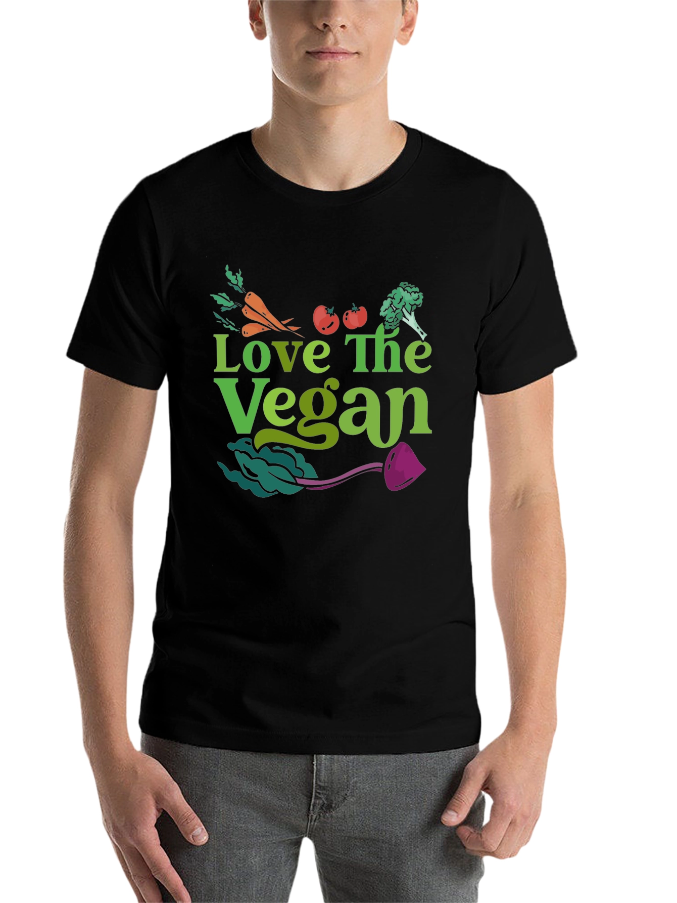 Love The Vegan Graphic T-Shirt - 7
