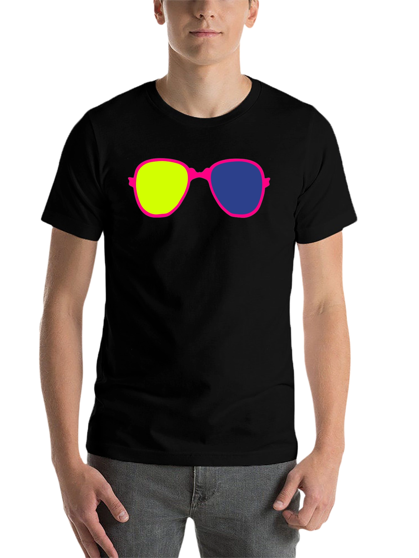 Retro Sunglasses Graphic Tee - Novelty Design - 7
