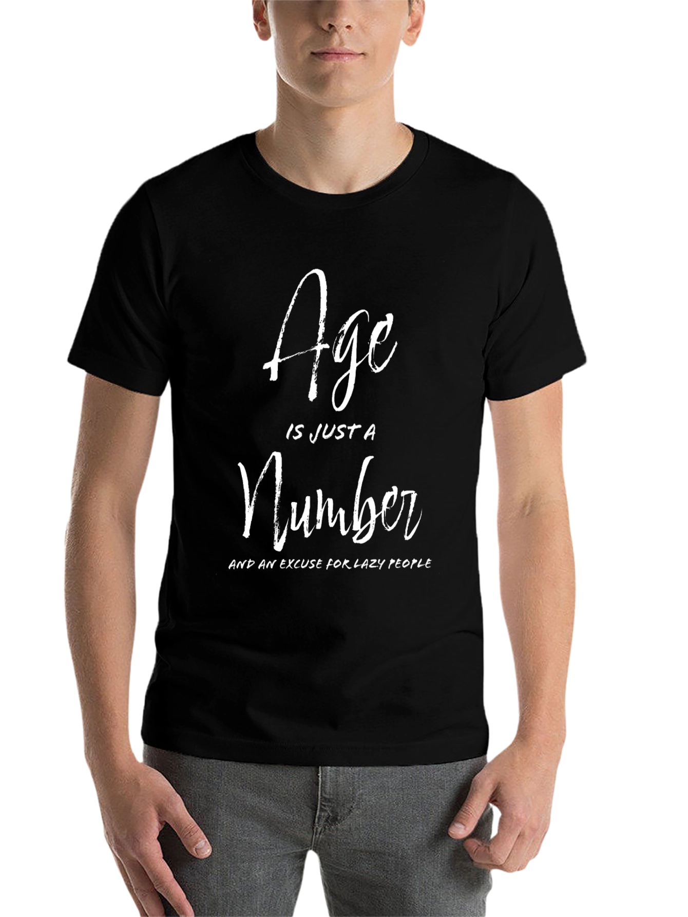 Black Age Is Just a Number T-Shirt view 7