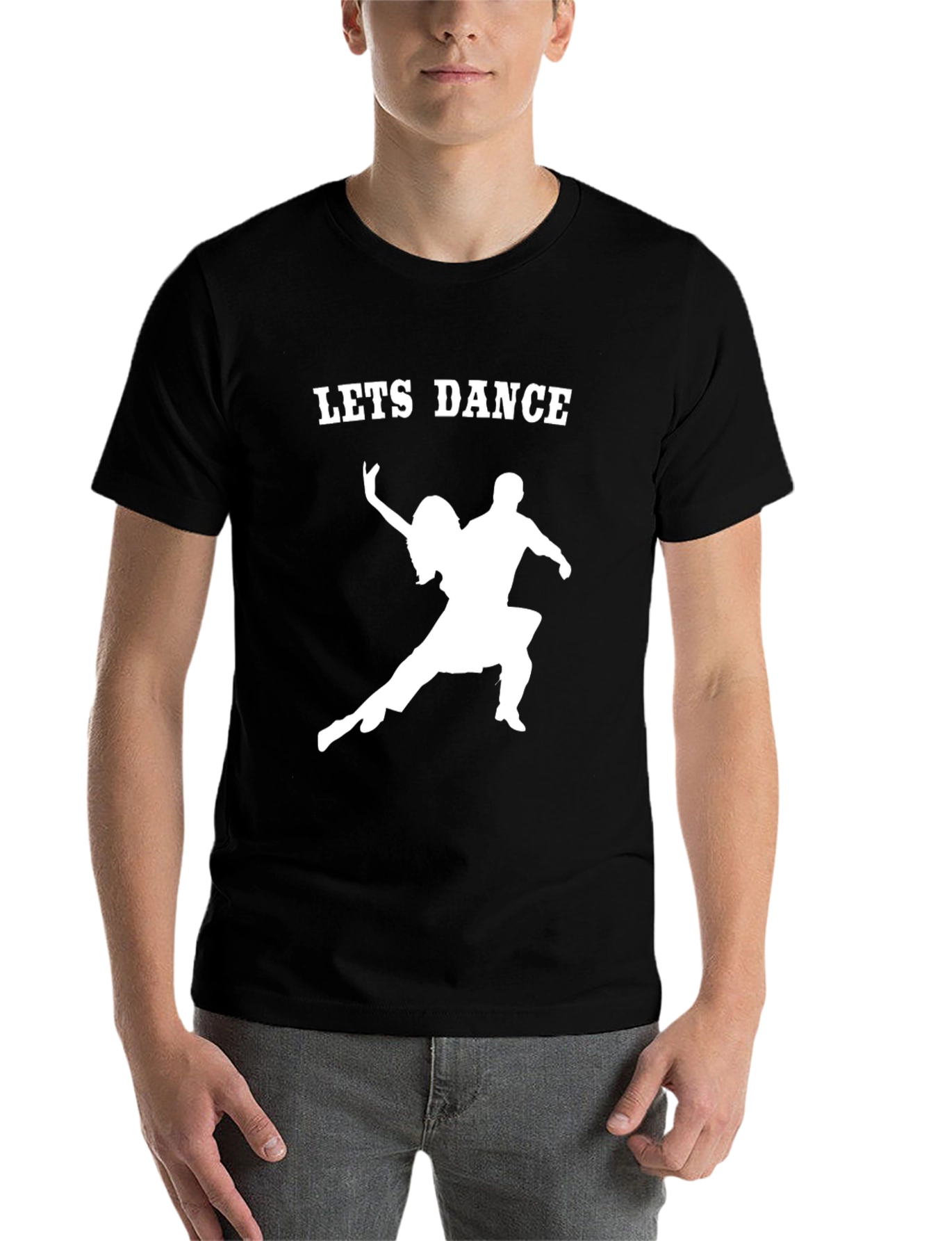 Black Let's Dance T-Shirt view 7