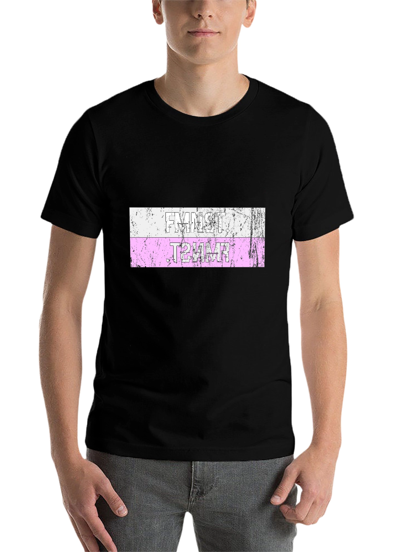 Black Feminist Tears T-Shirt - Distressed Graphic Tee view 7