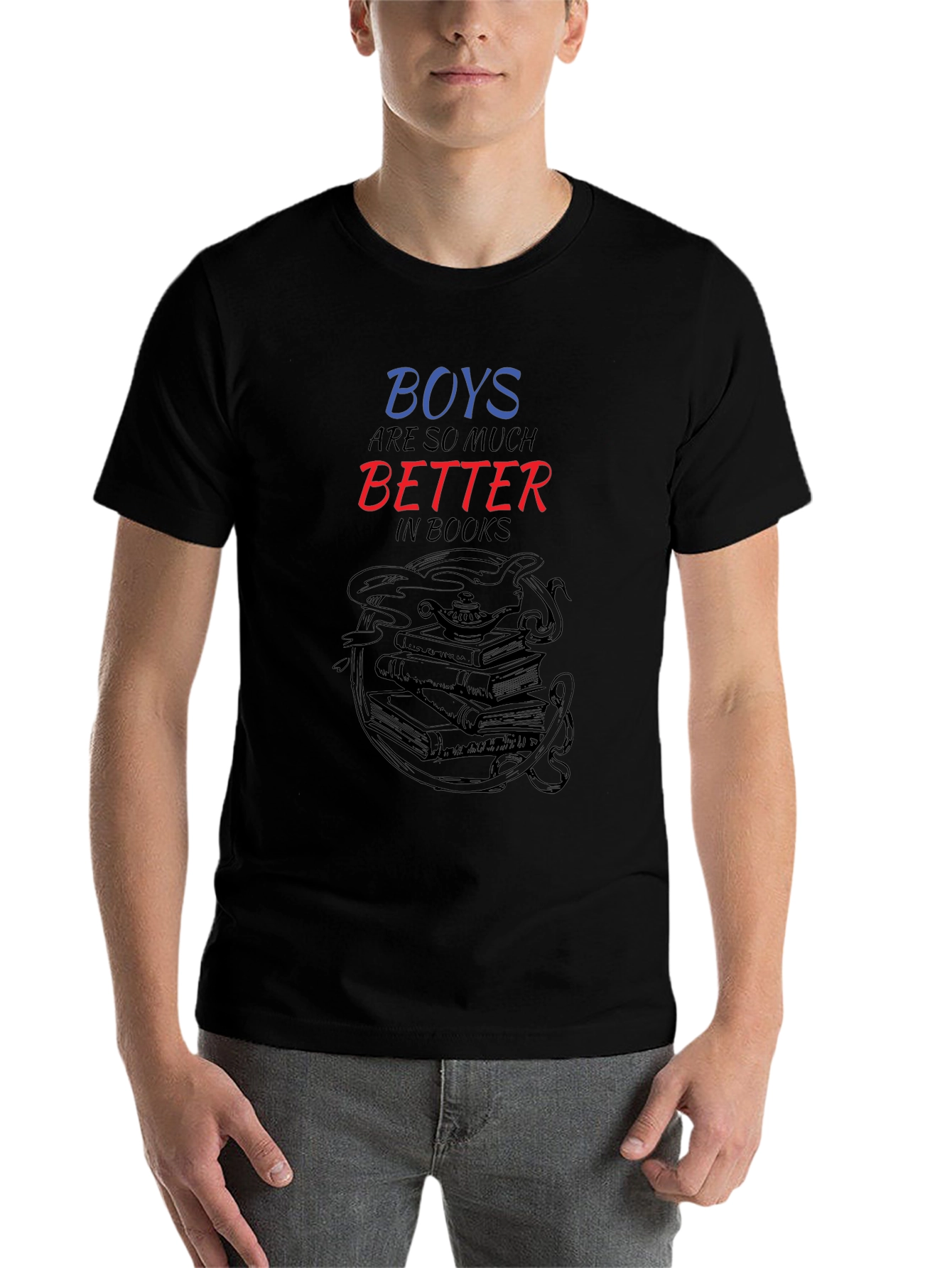 Black Boys are So Much Better in Books Graphic Tee view 7