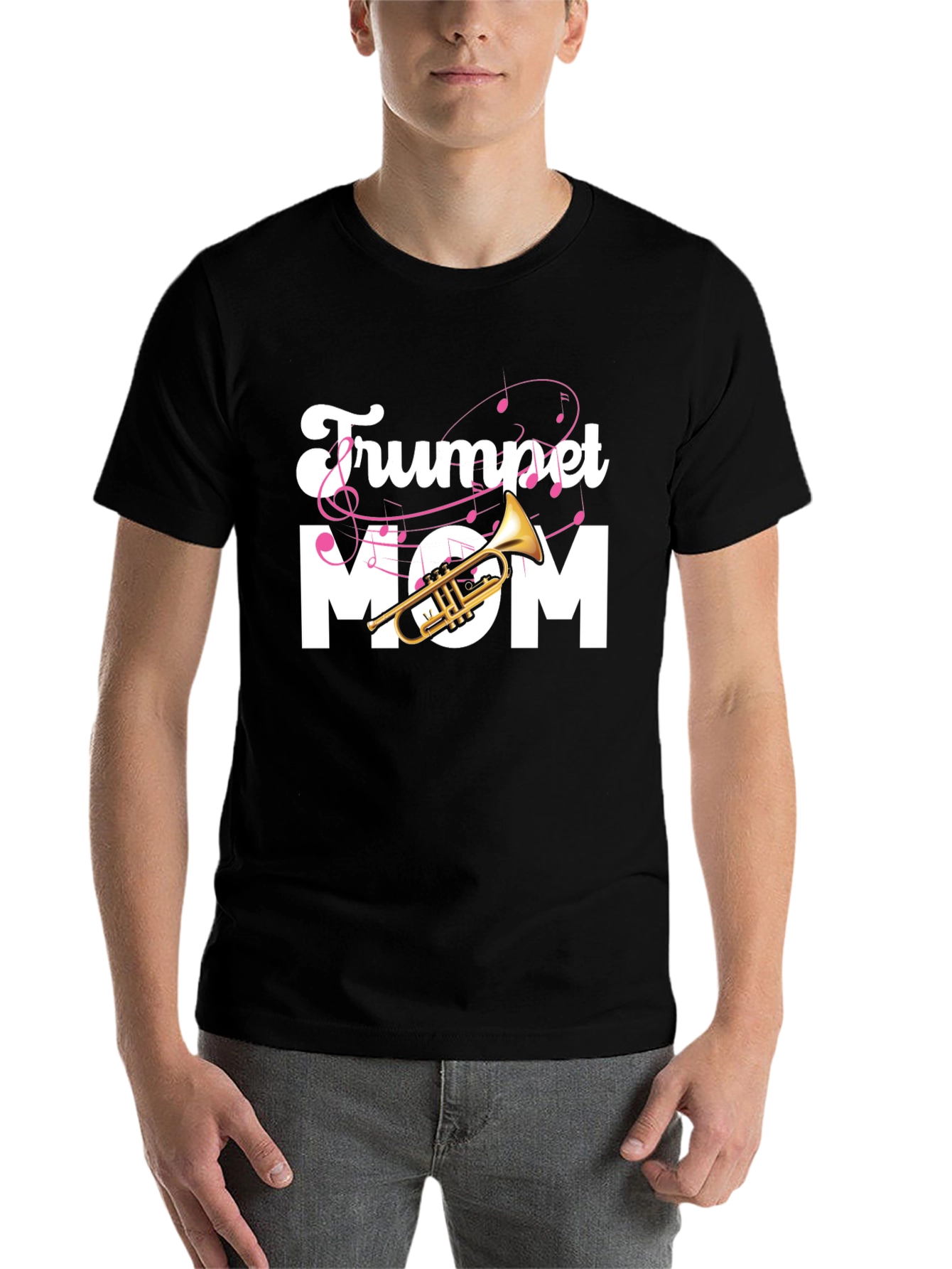 Black Trumpet Mom Graphic Tee view 7