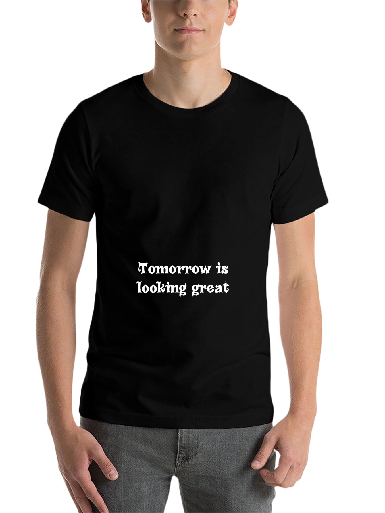 Black Tomorrow is Looking Great Black T-Shirt view 7