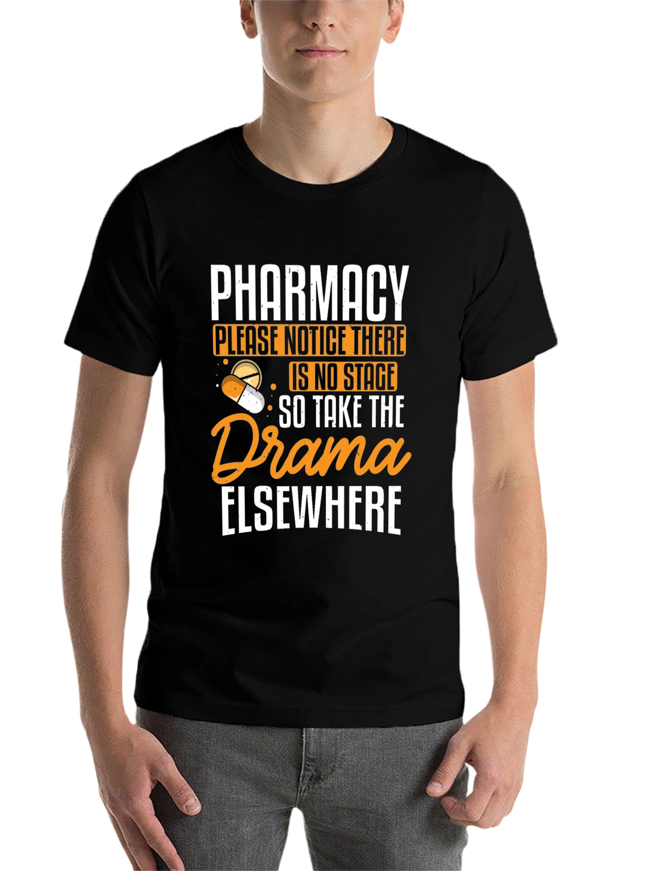 Black Pharmacy Drama T-Shirt view 7