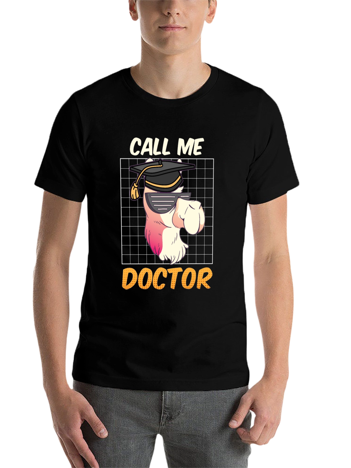 Black Call Me Doctor T-Shirt - Graduation Gift view 7