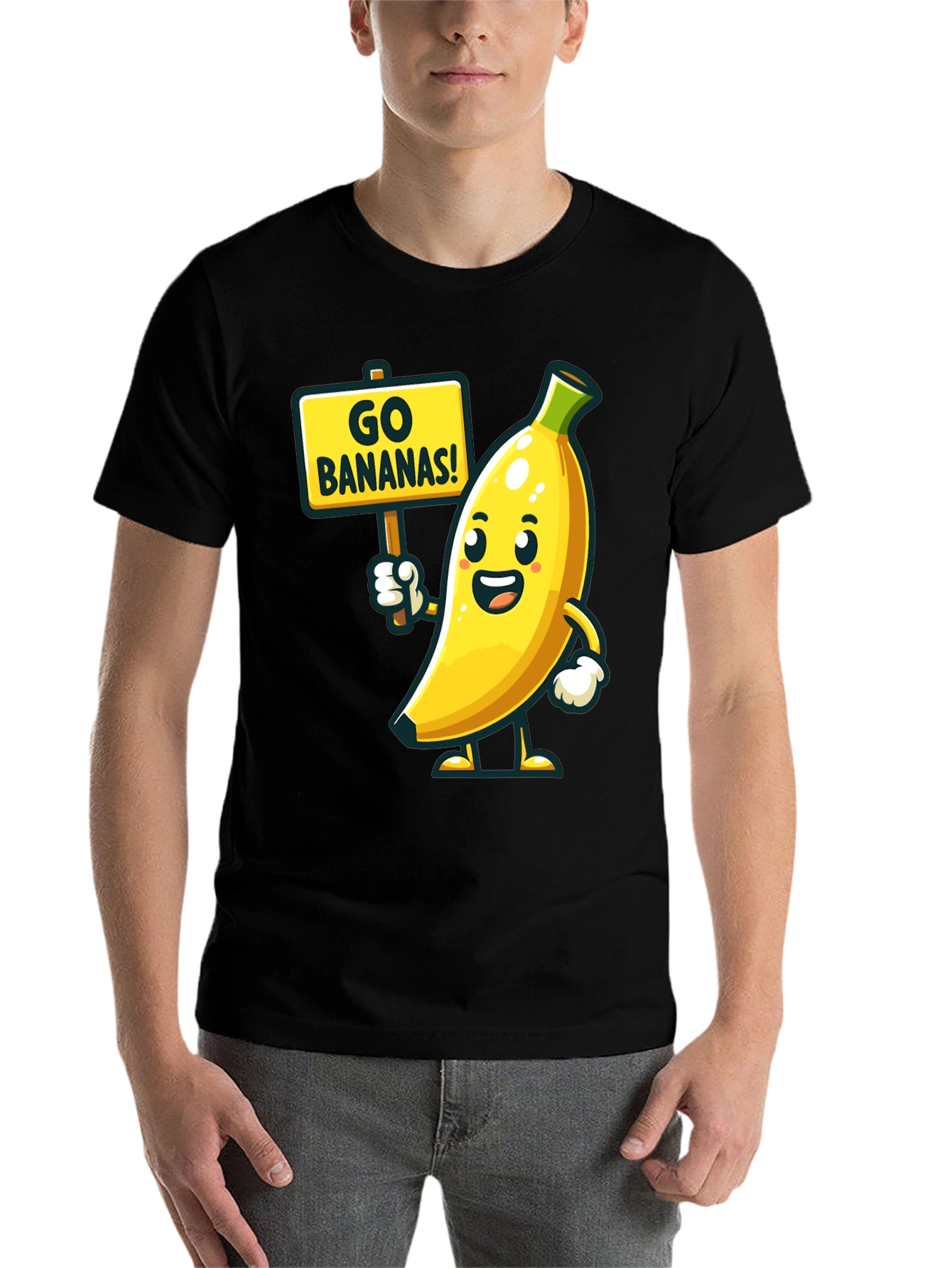 Black Go Bananas T-Shirt view 7