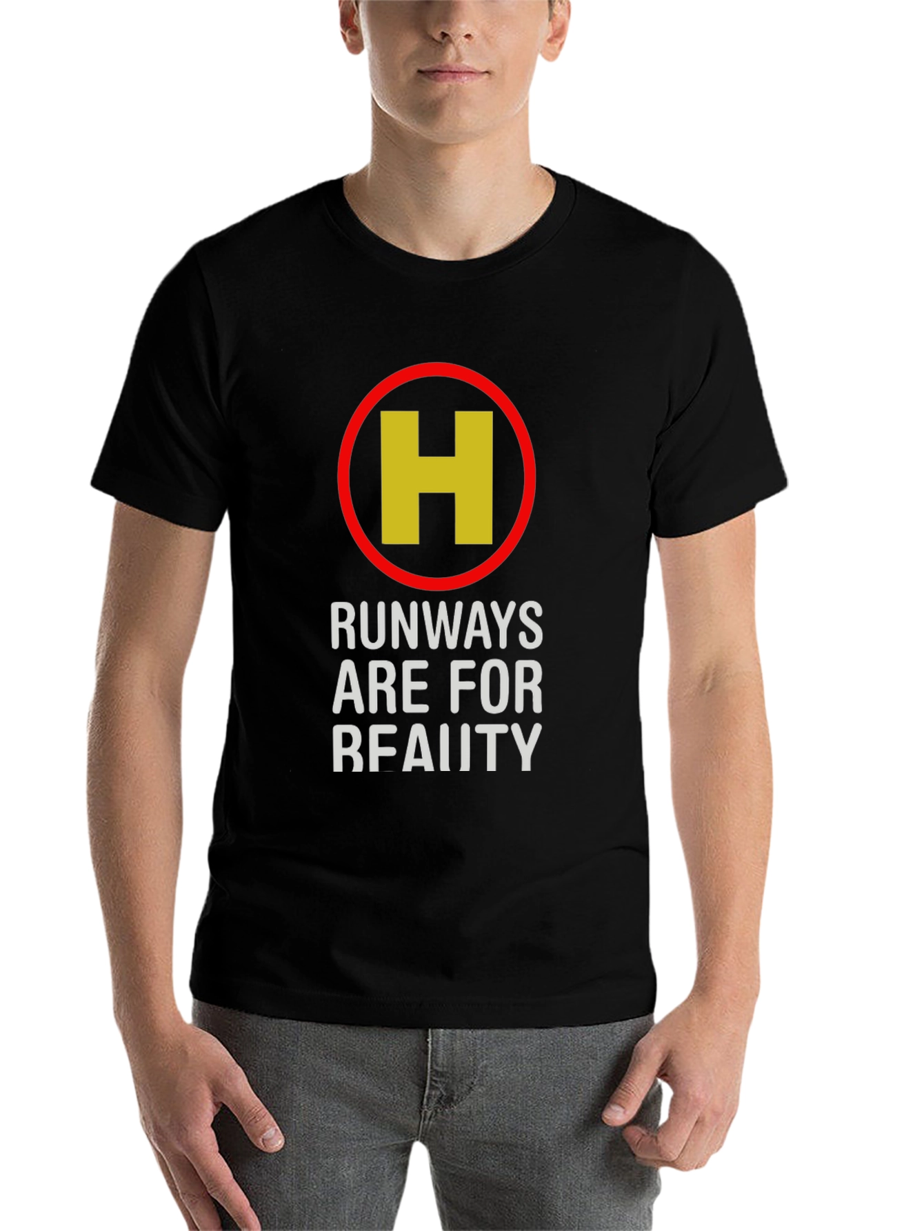 Black Runways Are For Reality Black Graphic Tee view 7