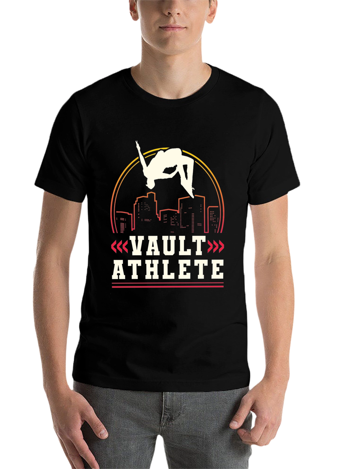 Black Vault Athlete Graphic T-Shirt view 7