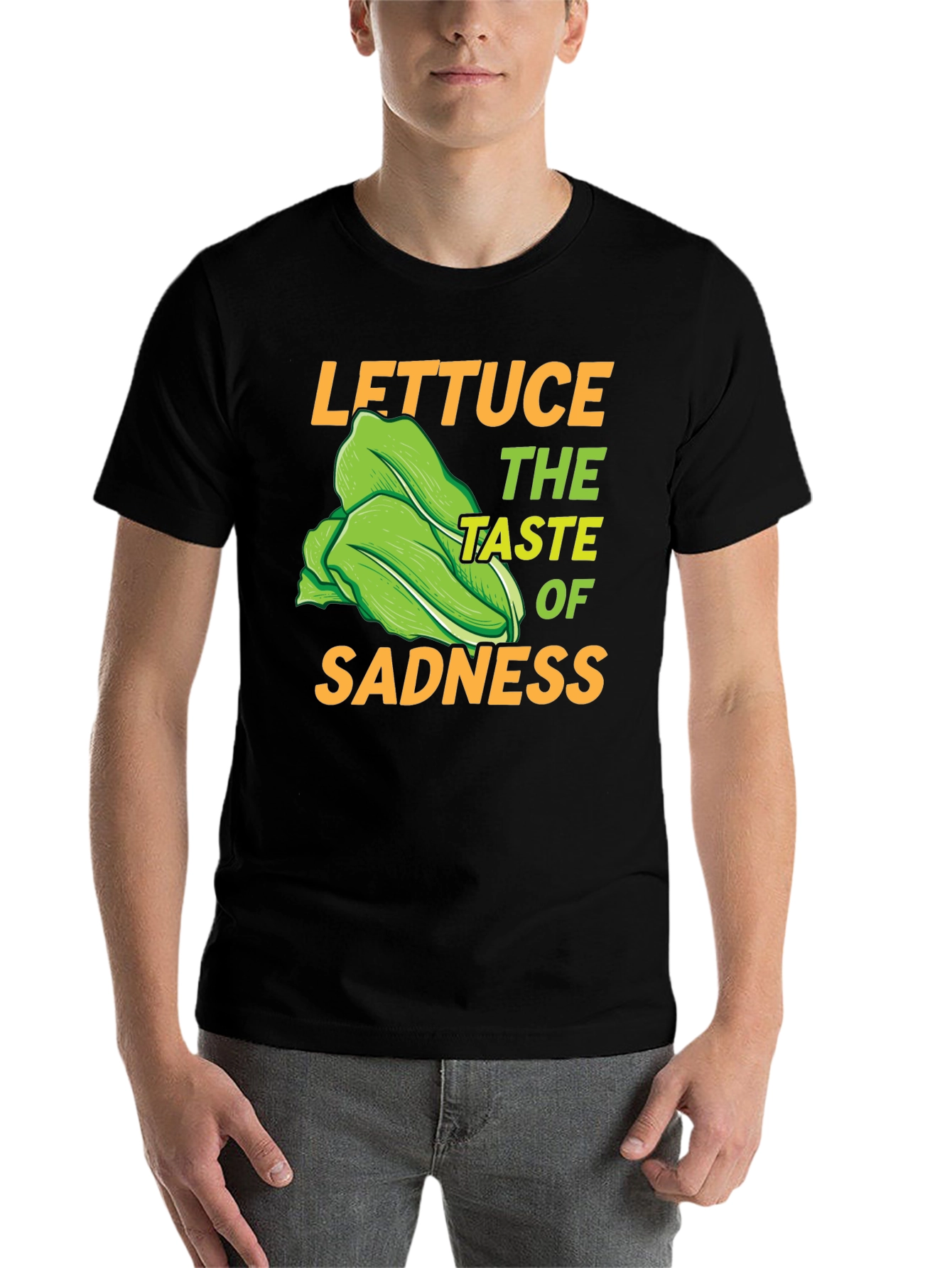 Black Lettuce Taste of Sadness Graphic T-Shirt view 7