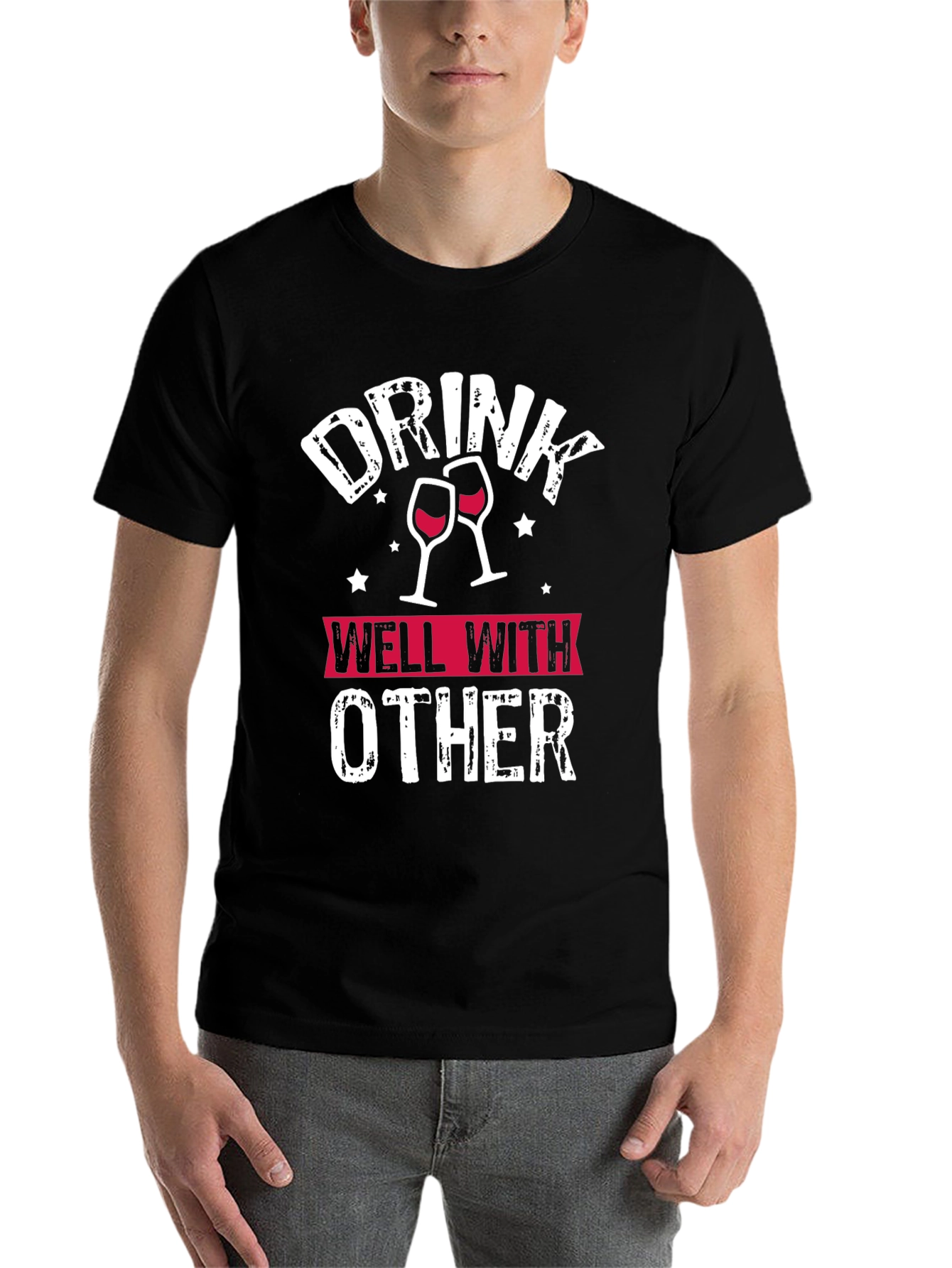 Black Drink Well With Other T-Shirt view 7