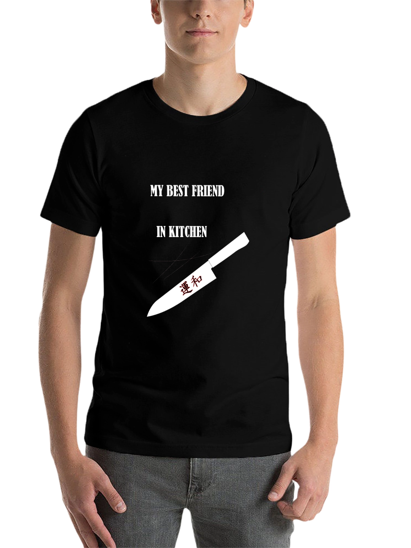 Black Best Friend in Kitchen T-Shirt view 7