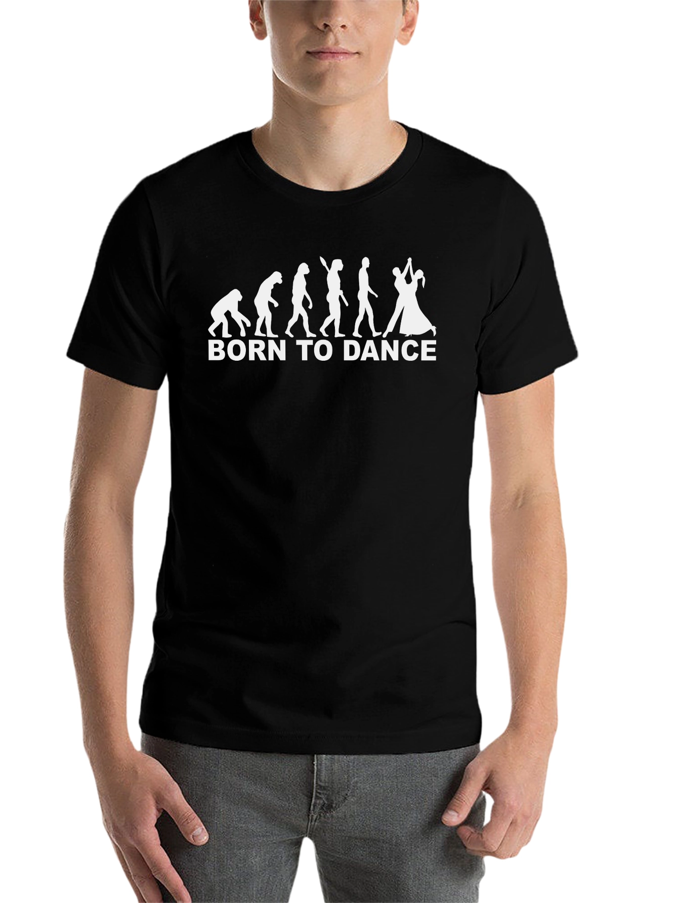 Black Born To Dance Evolution Graphic Tee view 7