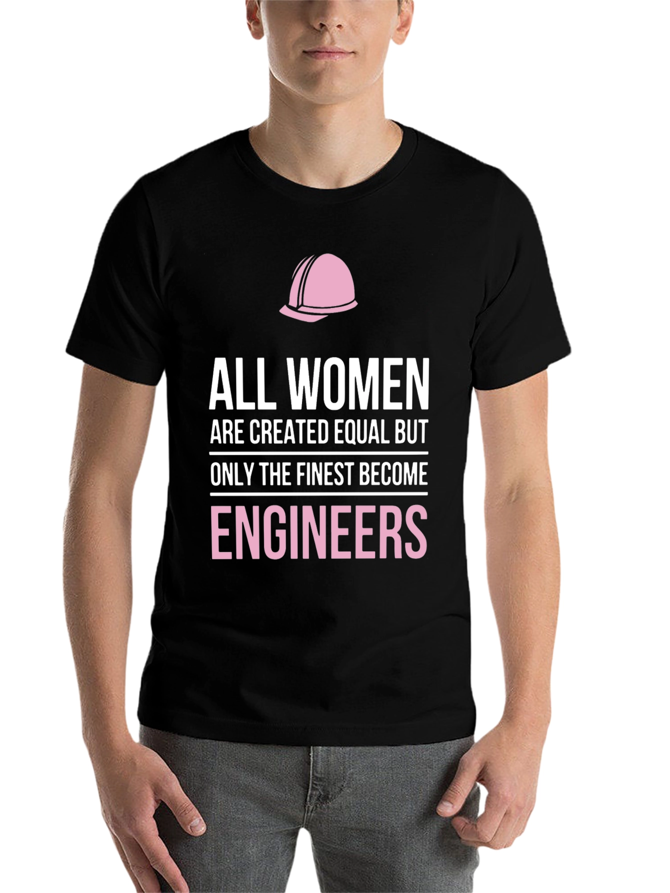 Black Finest Engineers Women's T-Shirt view 7