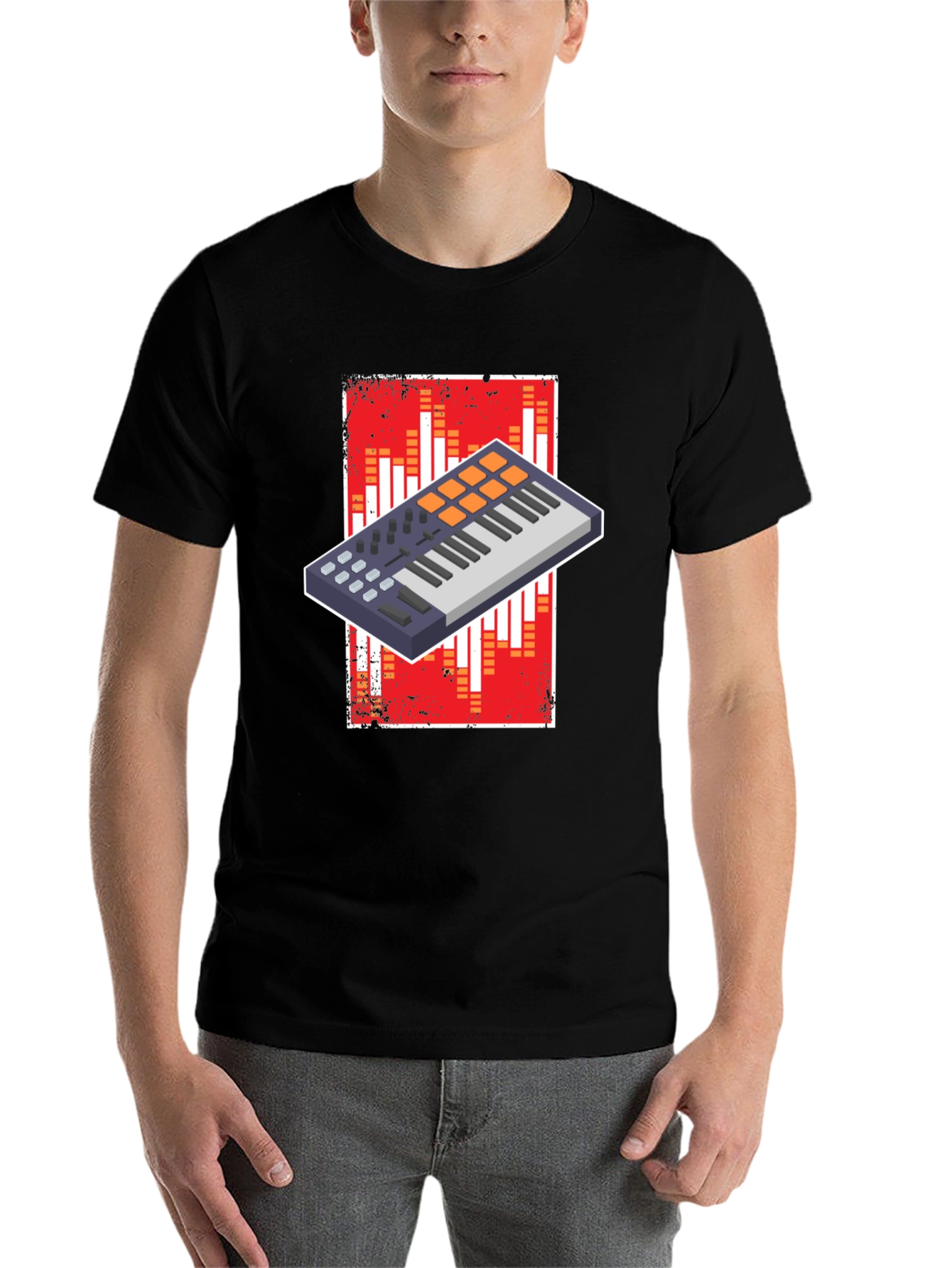 Black Music Producer T-Shirt - Beat Maker Graphic Tee view 7