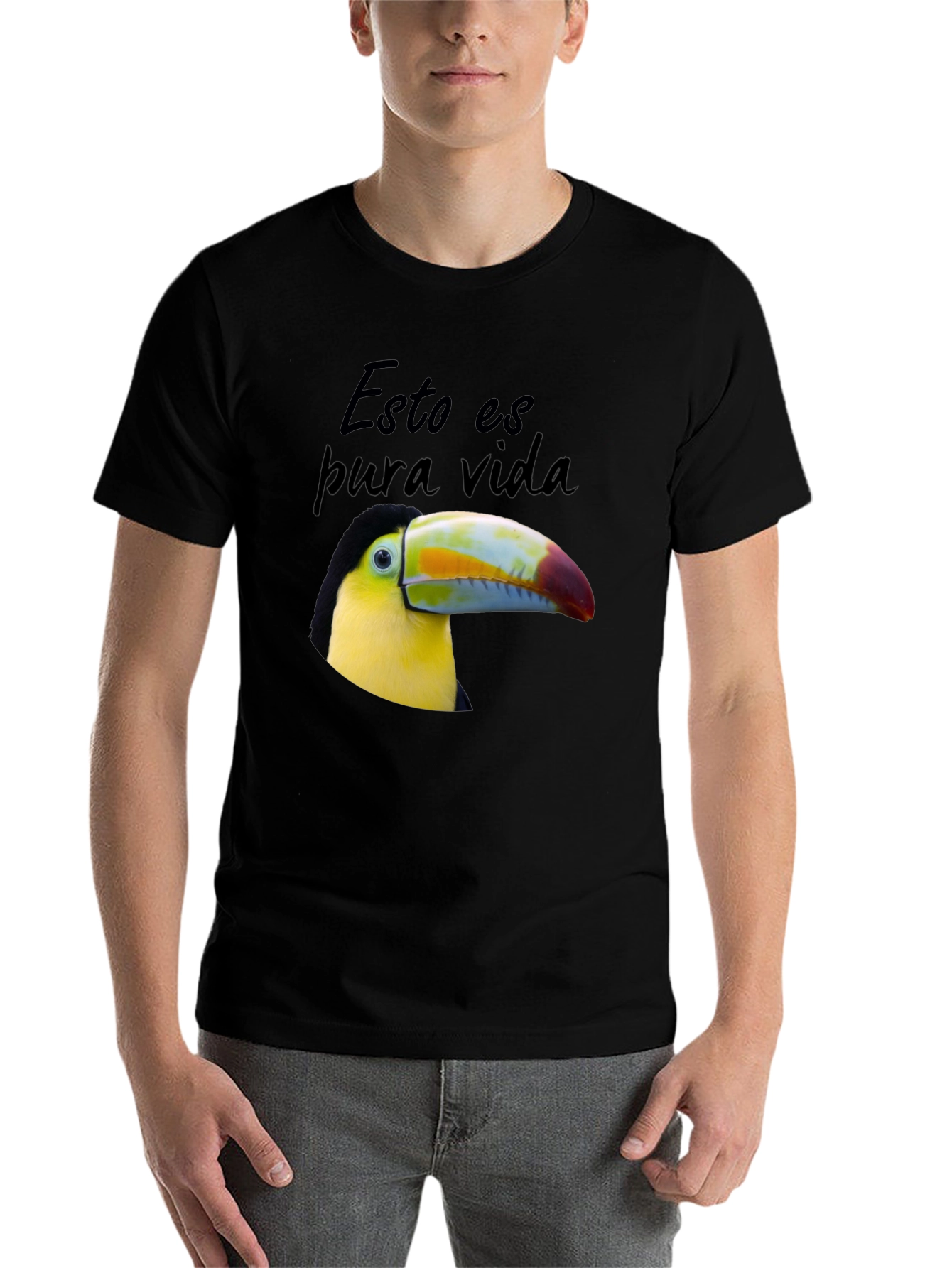 Black Pura Vida Toucan T-Shirt view 7