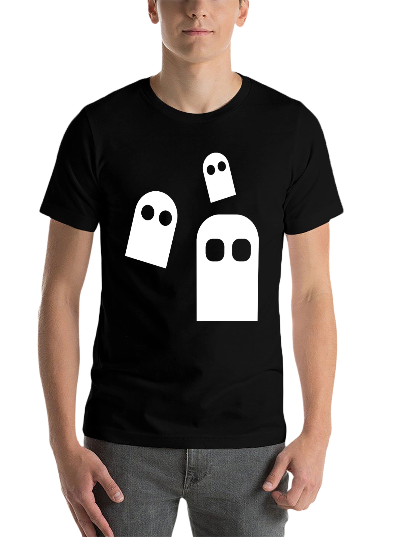 Spooky Ghost Graphic Tee - Halloween Ready! - 7