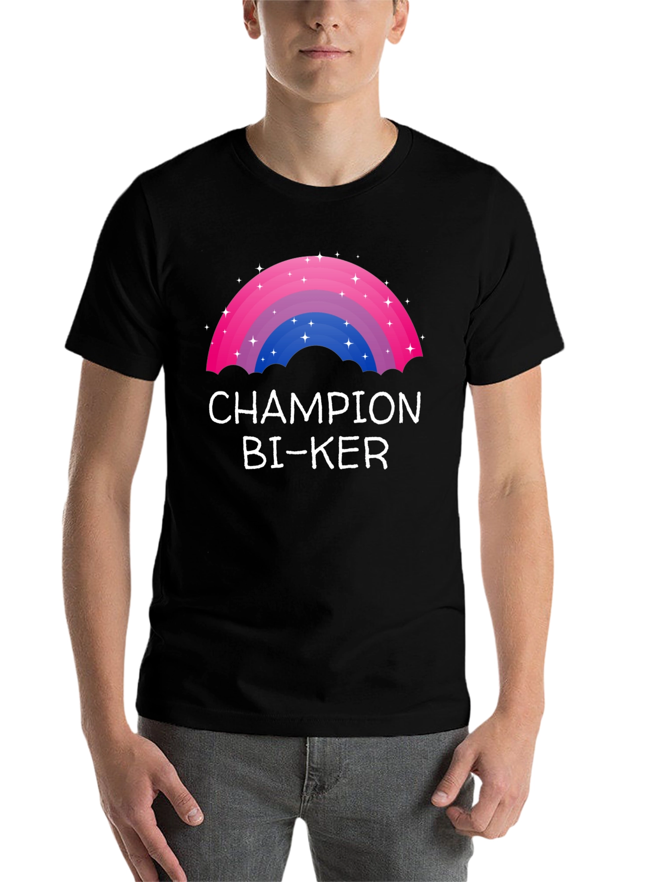 Black Champion BI-KER Rainbow T-Shirt view 7