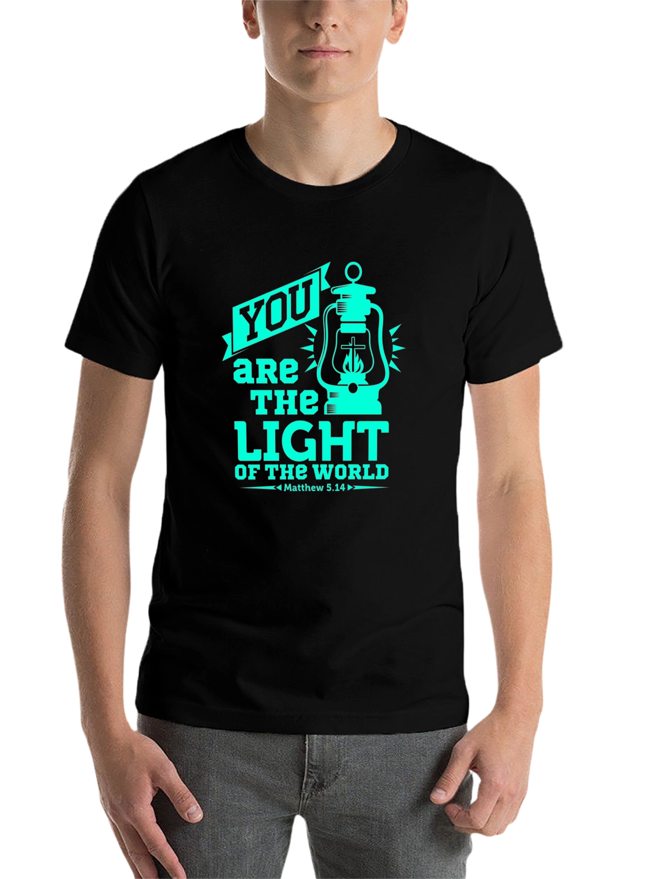 Black You Are The Light T-Shirt view 7